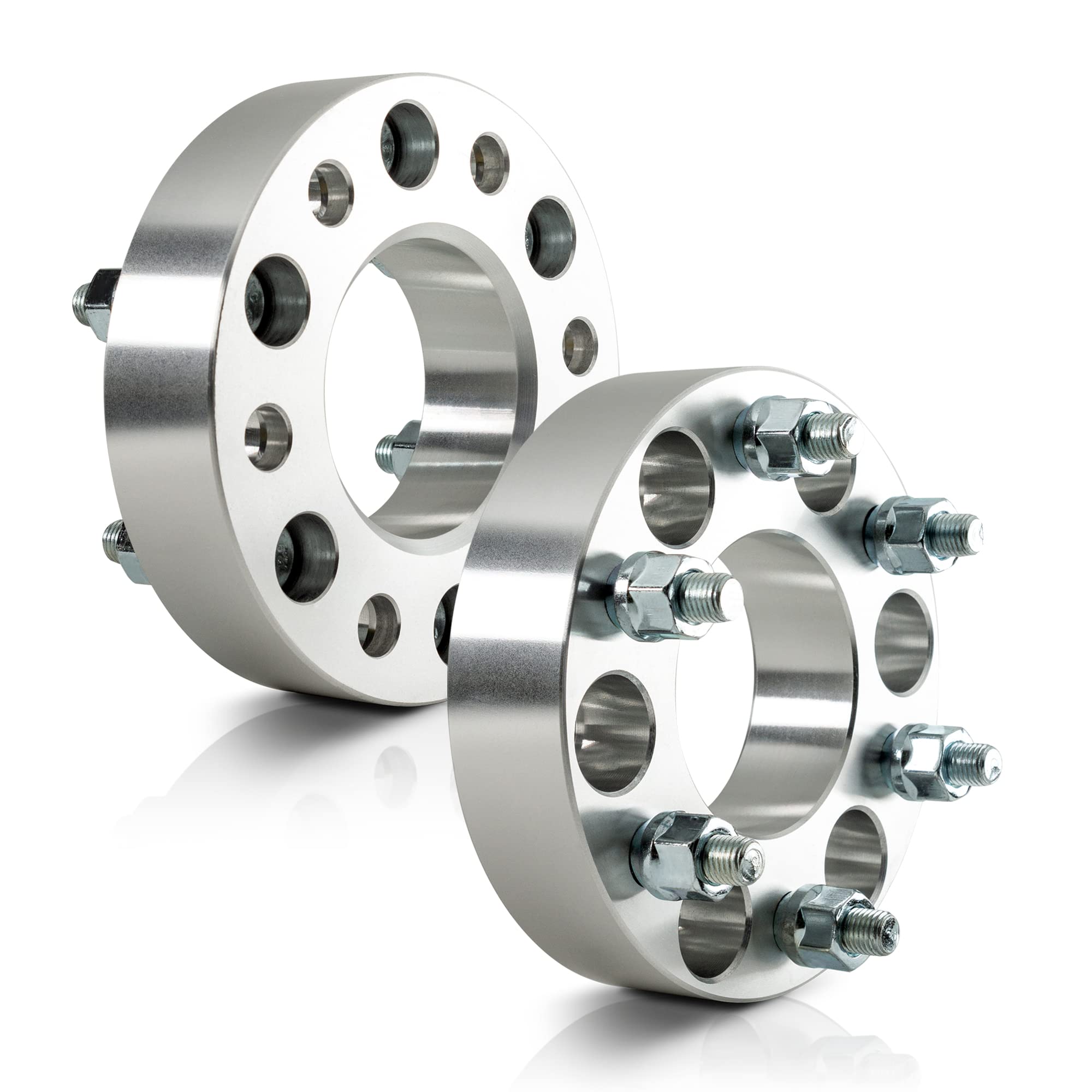 2 Pieces 1.5'' 38Mm Wheel Adapters (Change Bolt Pattern) 6X120 To 6X139.7 6X5.5 Center Bore 87.1Mm 14X1.5 Stud For Chevy Canyon