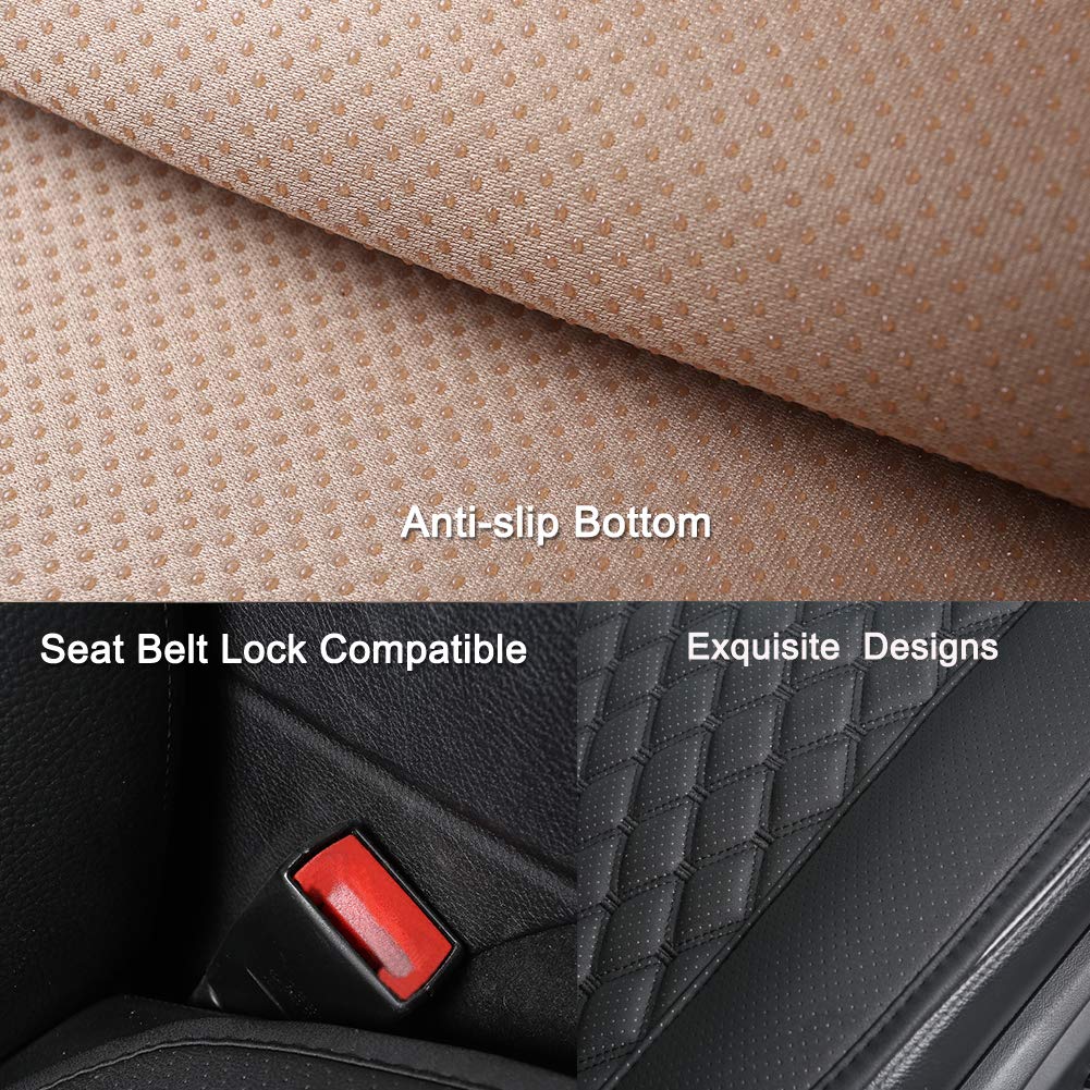 Black Panther Car Seat Cover, Luxury Car Protector, Universal Anti-Slip Driver Seat Cover With Backrest(1 Piece, Black)