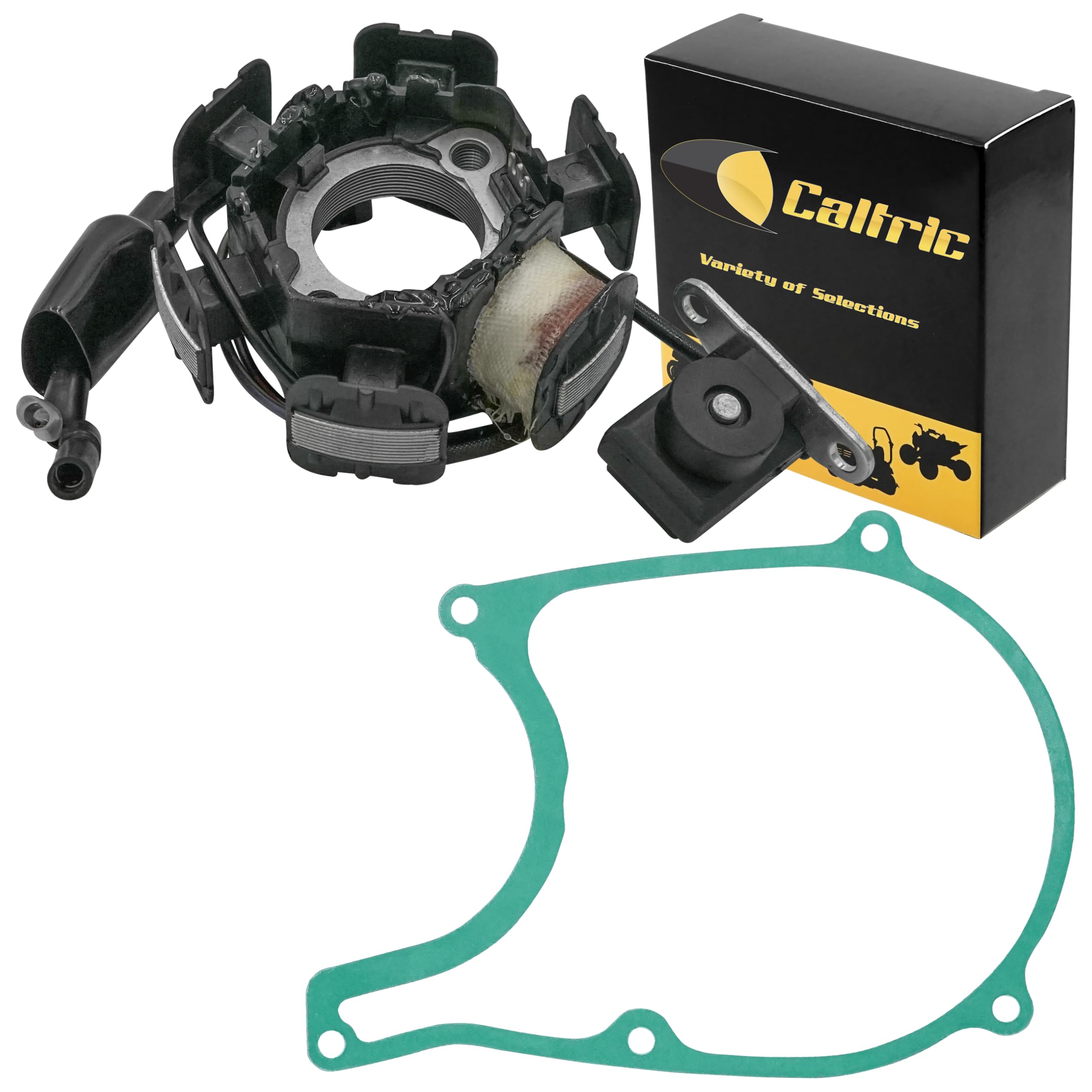 Caltric Stator and Gasket Compatible With Honda Xr80 Xr80R 1993 1994 1995 1996 1997 1998 1999-2003