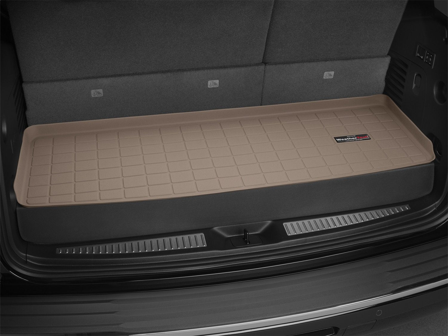 WeatherTech Cargo Trunk Liner for Tahoe, Escalade, Yukon - Behind 3rd Row (41707) Tan