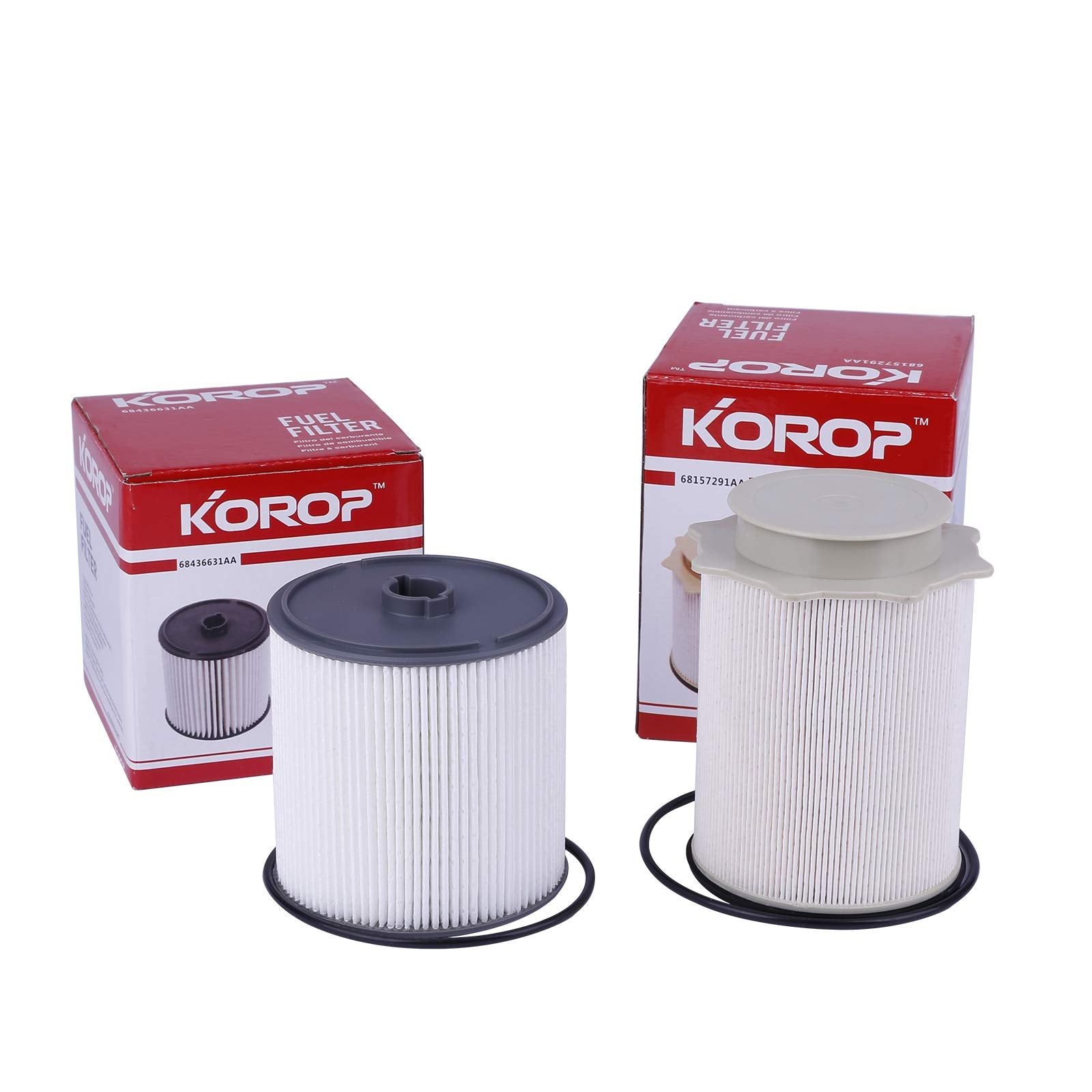 6.7L Cummins Fuel Filter Water Separator Set Fits for 2019 2020 2021 2022 Dodge Ram 2500 3500 4500 5500 6.7 Diesel Turbo Engines