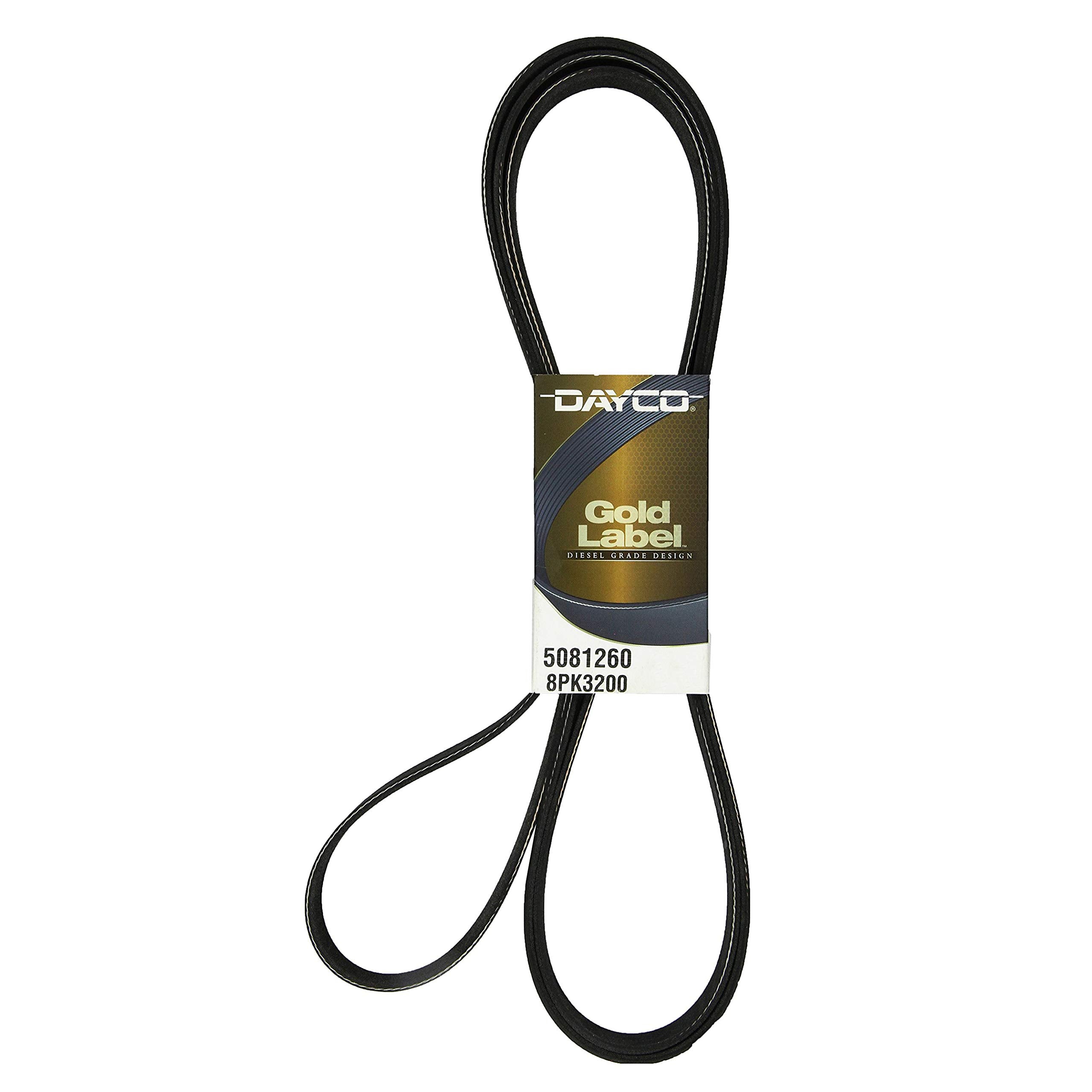 Dayco 5081260 Serpentine Belt , Black