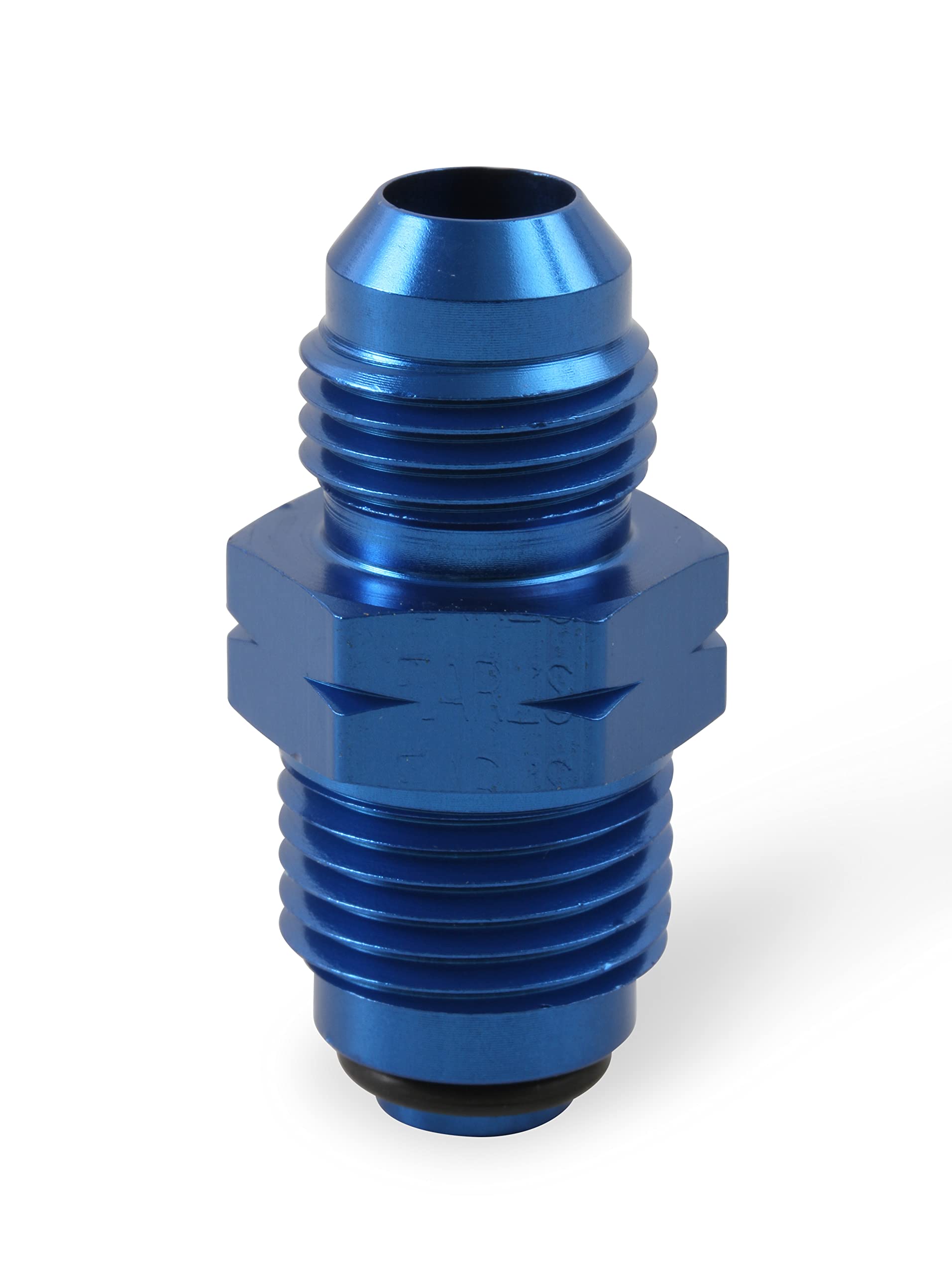 Earl's 991955ERL -6AN to 16mm Power Steering/Fuel Injection Adapter Fitting, Blue Anodized Aluminum