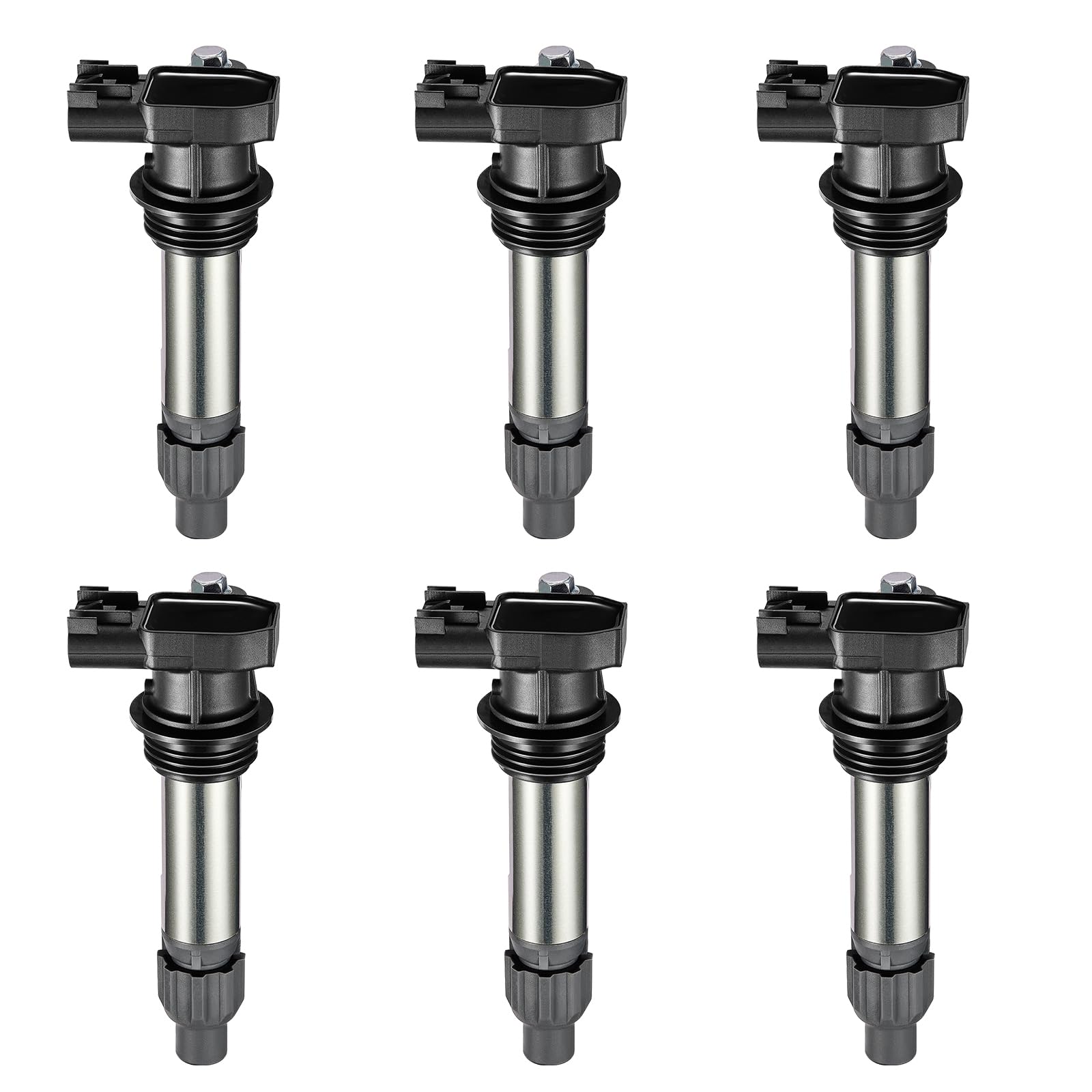 BDFHYK Ignition Coil Pack UF569 Set of 6 Compatible with Buick Allure Cadillac ATS CTS XTS Chevy Impala GMC Acadia Pontiac G6 Sa