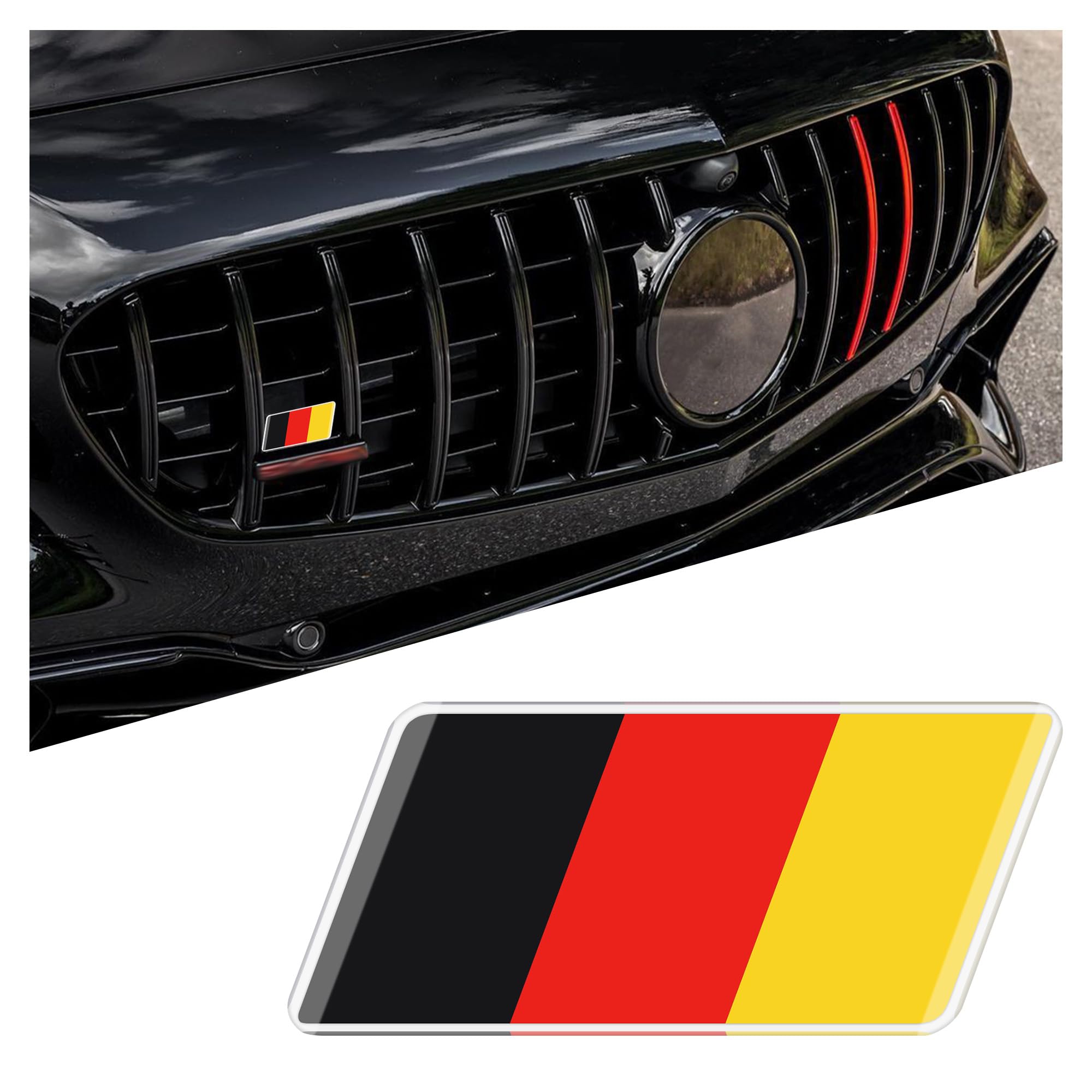 3D Car Emblem Stickers for Car Decor,Unique British Flag Front Grill Emblem Grill Badge for Front Fender,Door,Bumper,Badges Deca