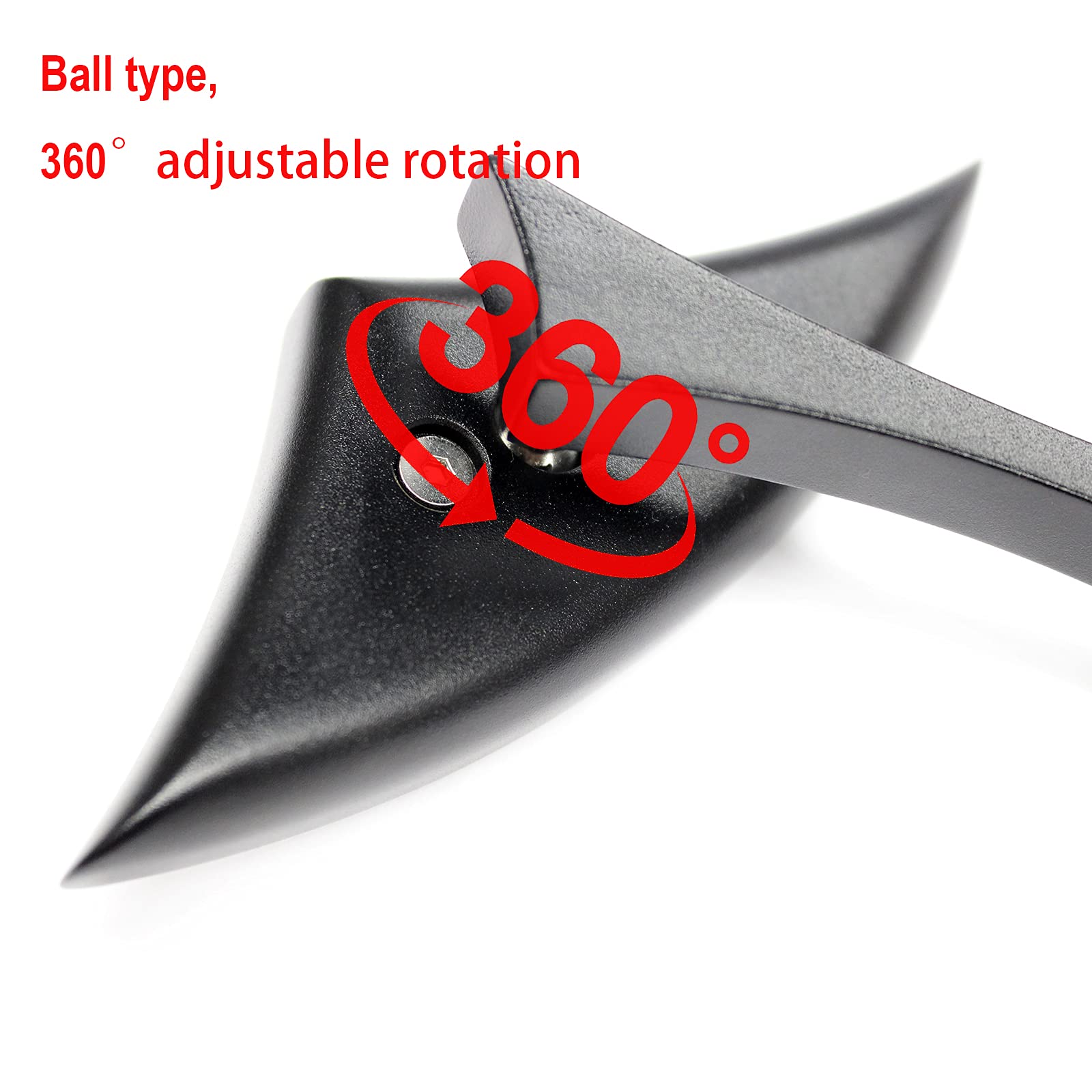Motorcycle Black Blade Rear View Mirrors For Harley Cruiser Bobber Chopper Sportster 883 1200