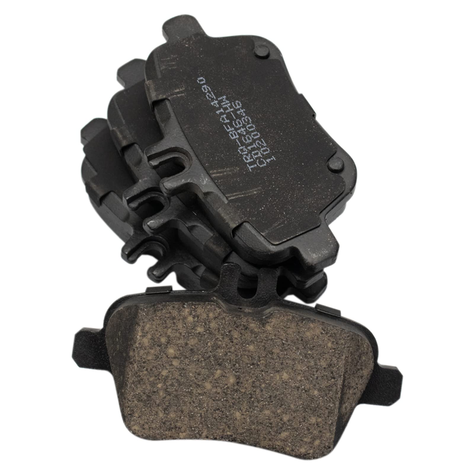 TRQ Rear Ceramic Brake Pad Set Compatible with Mercedes B250e CLA250 SLK300