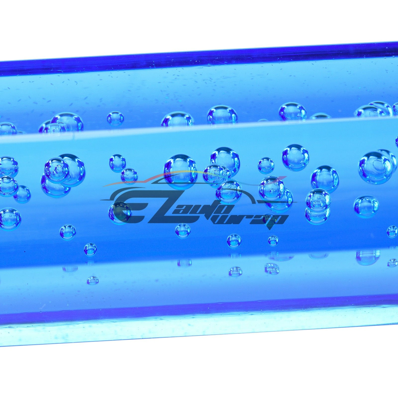 EZAUTO WRAP Shift Knob Stick Crystal Transparent Bubble Purple Blue Throw Gear Shifter 10cm