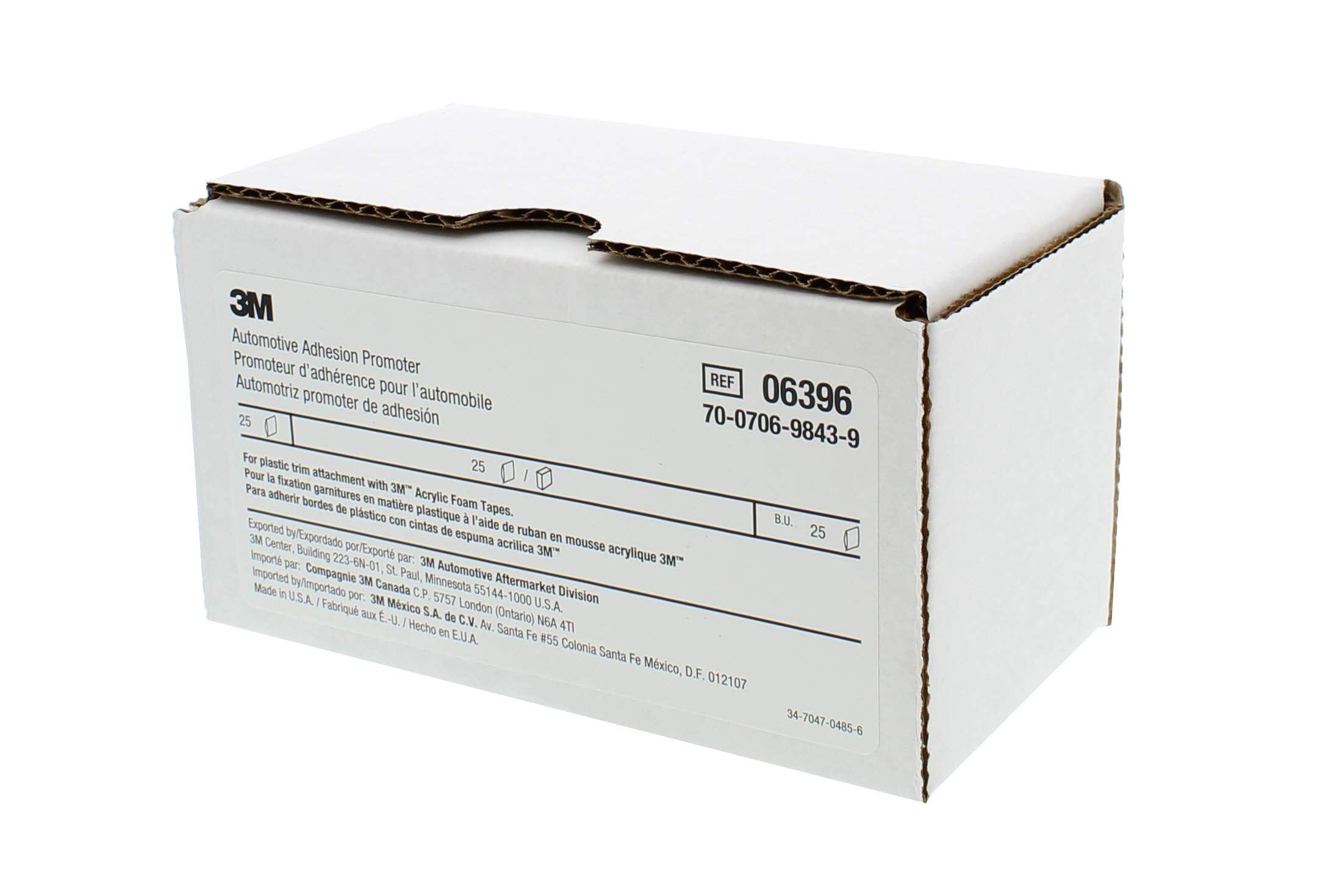 3M 6396 Adhesion Promoter Attachment Tape Liquid Primer - 4 Pack