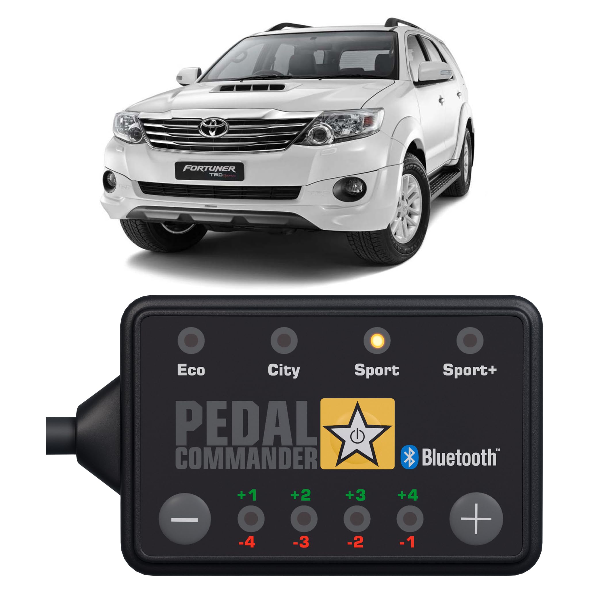 Pedal Commander For Toyota Fortuner 2005-2015 Throttle Response Controller Fits:1St Gen, G, G Trd Sportivo, Lux, Gx, Vx, 2.5L 2.