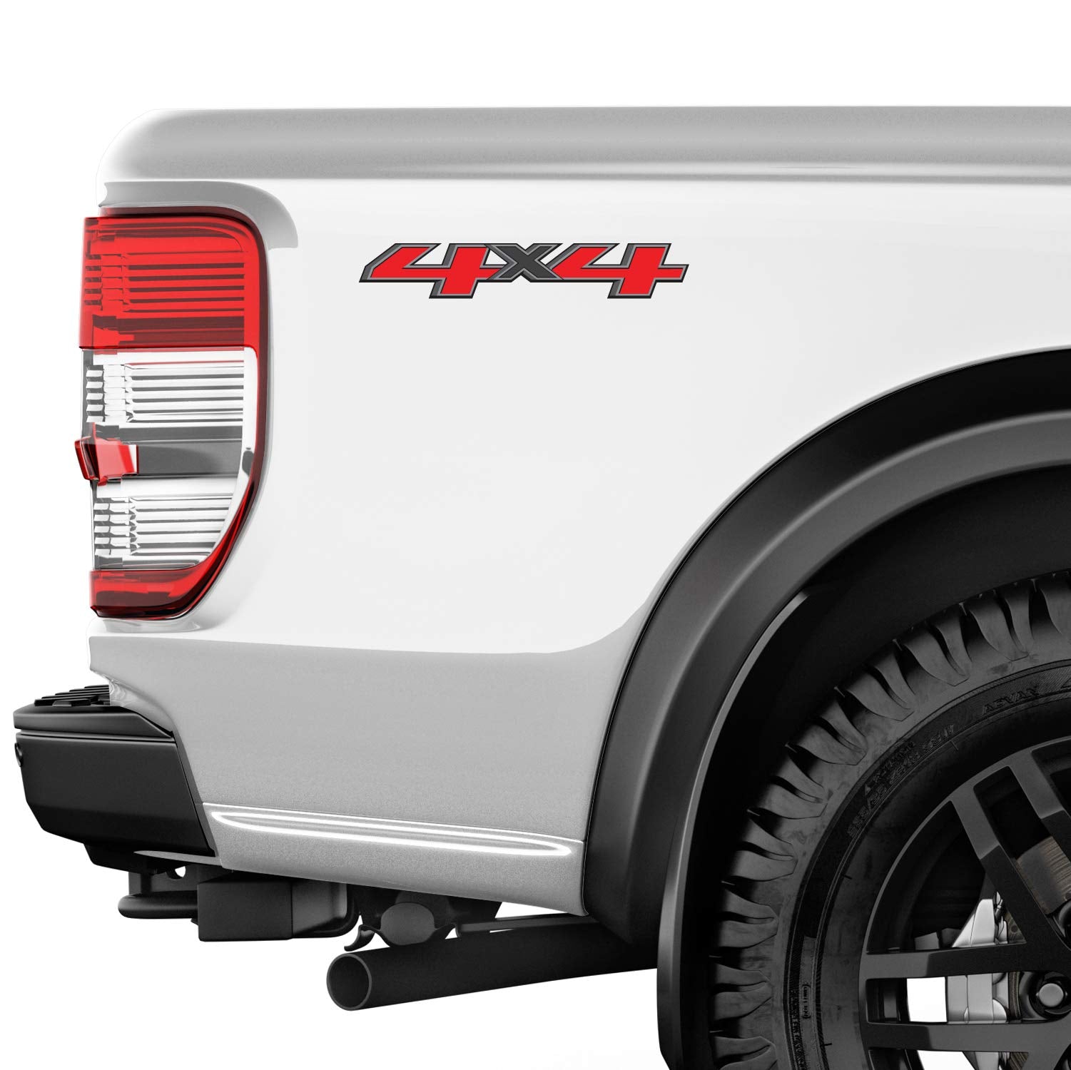 4X4 Truck Decals 2014-2017 Bedside Replacement Stickers (Oem 4Pcs)