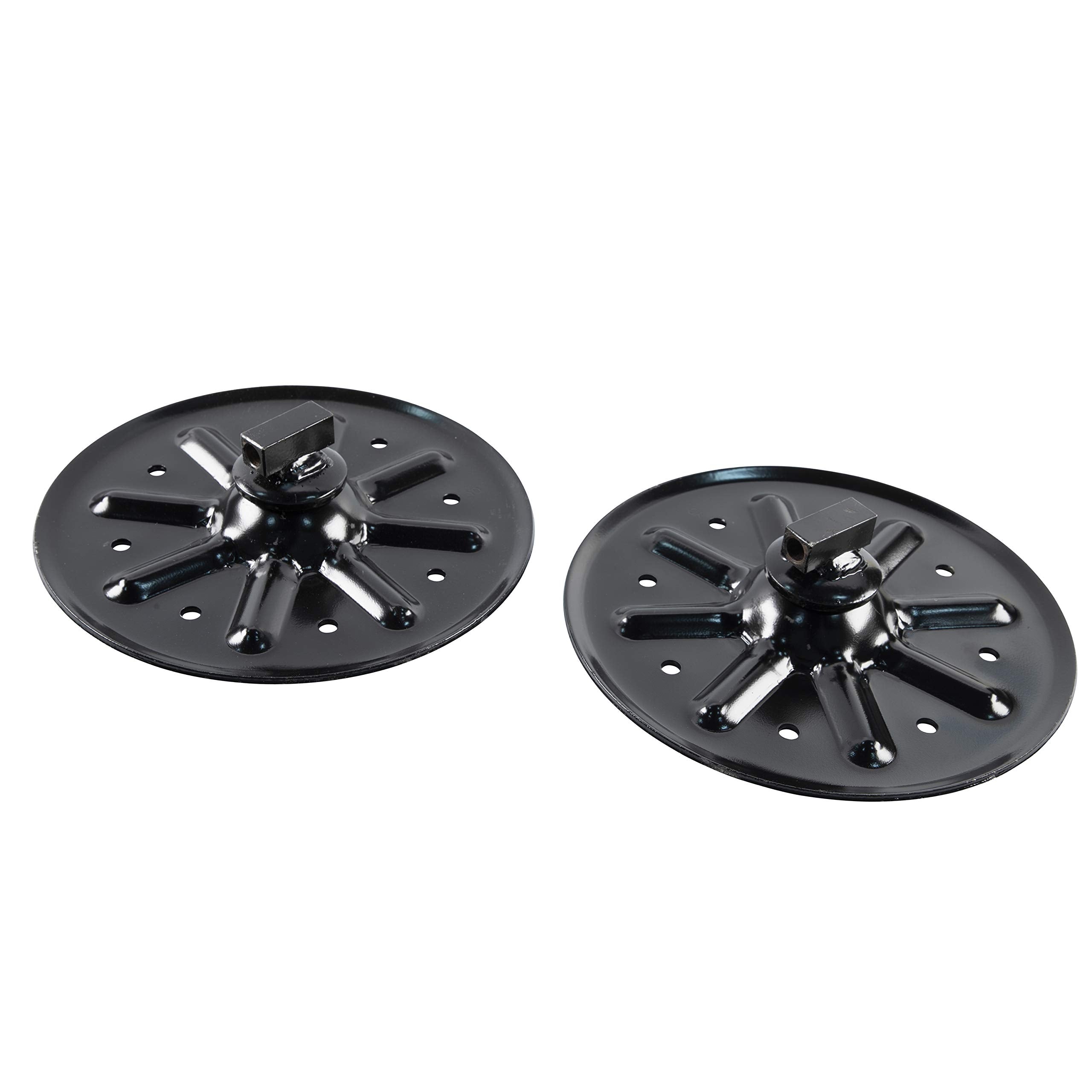 Lippert Components - 314667 9 Round Landing Gear Foot Pad - 2 Pack