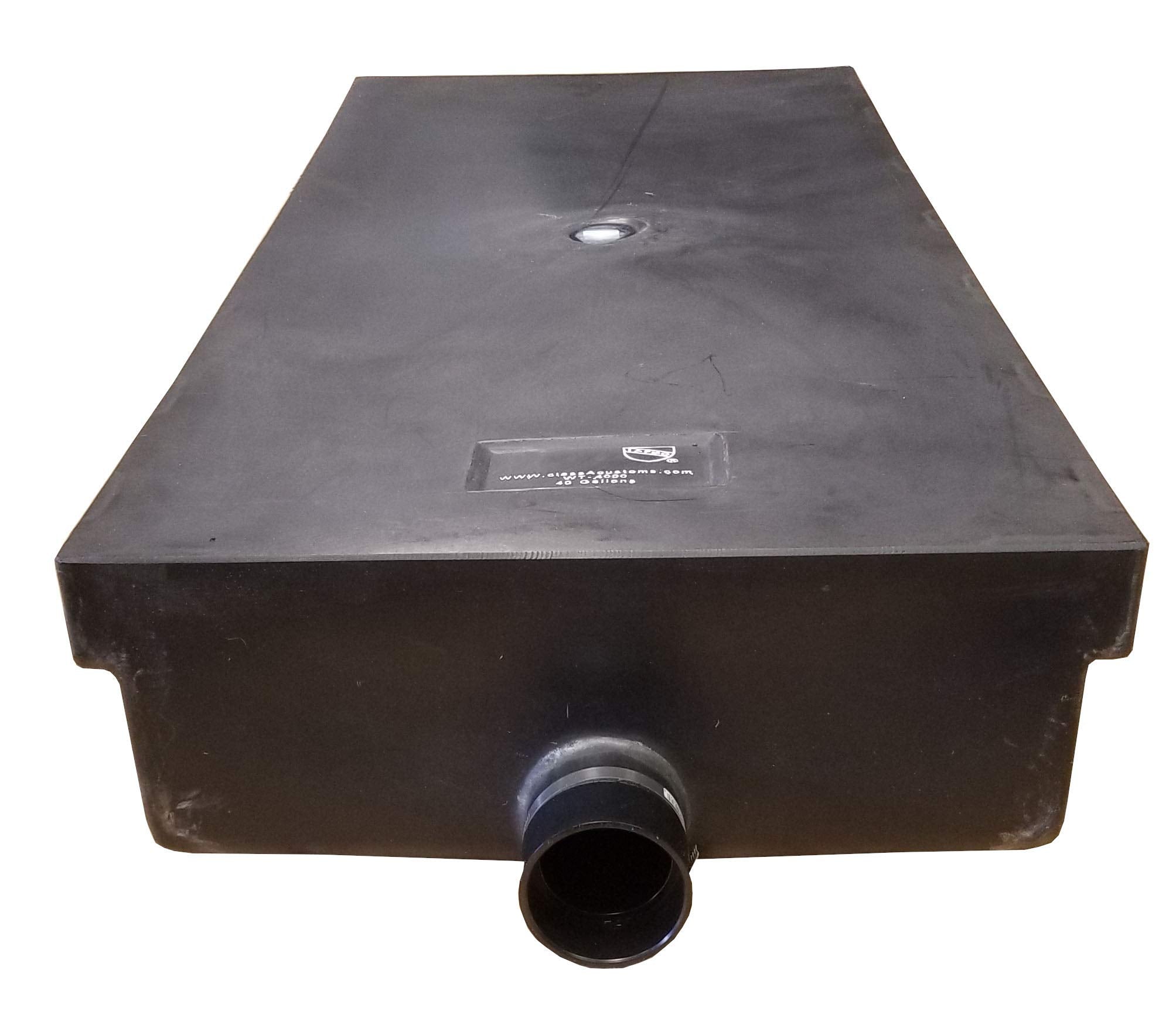 classAcustoms 40 Gallon RV Black Water Holding Tank - Polyethylene, 56.50” x 24.50” x 9”
