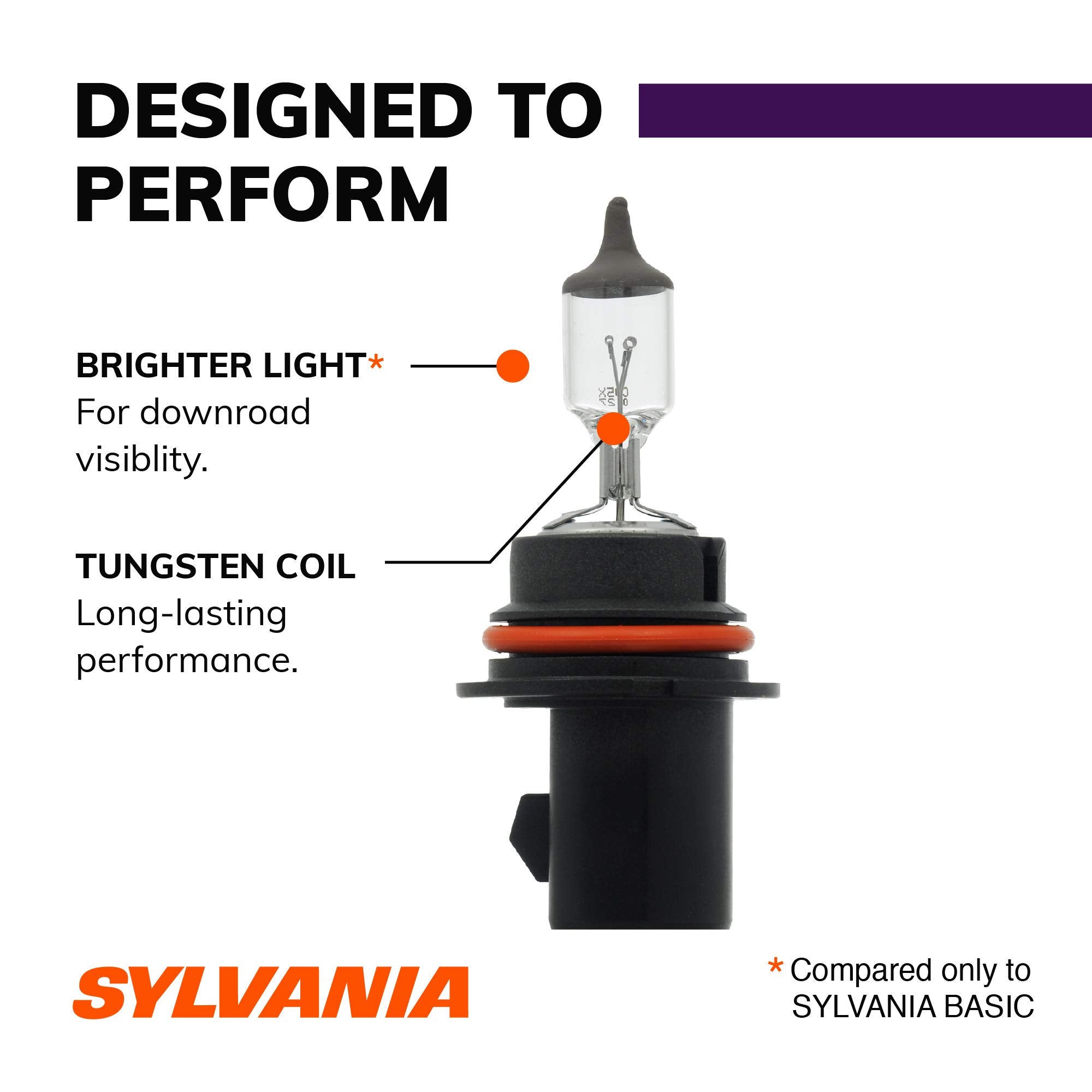 Sylvania - 9004 Xtravision - High Performance Halogen Headlight Bulb, High Beam, Low Beam And Fog Replacement Bulb (Contains 2 B