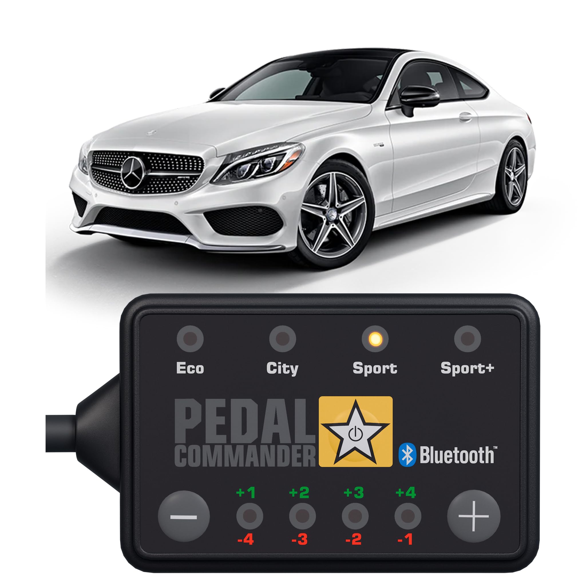 Pedal Commander For Mercedes Benz C-Class 2008-2021 Throttle Response Controller Fits:W204 W205, C300, C43, C63, C350, C450, C25