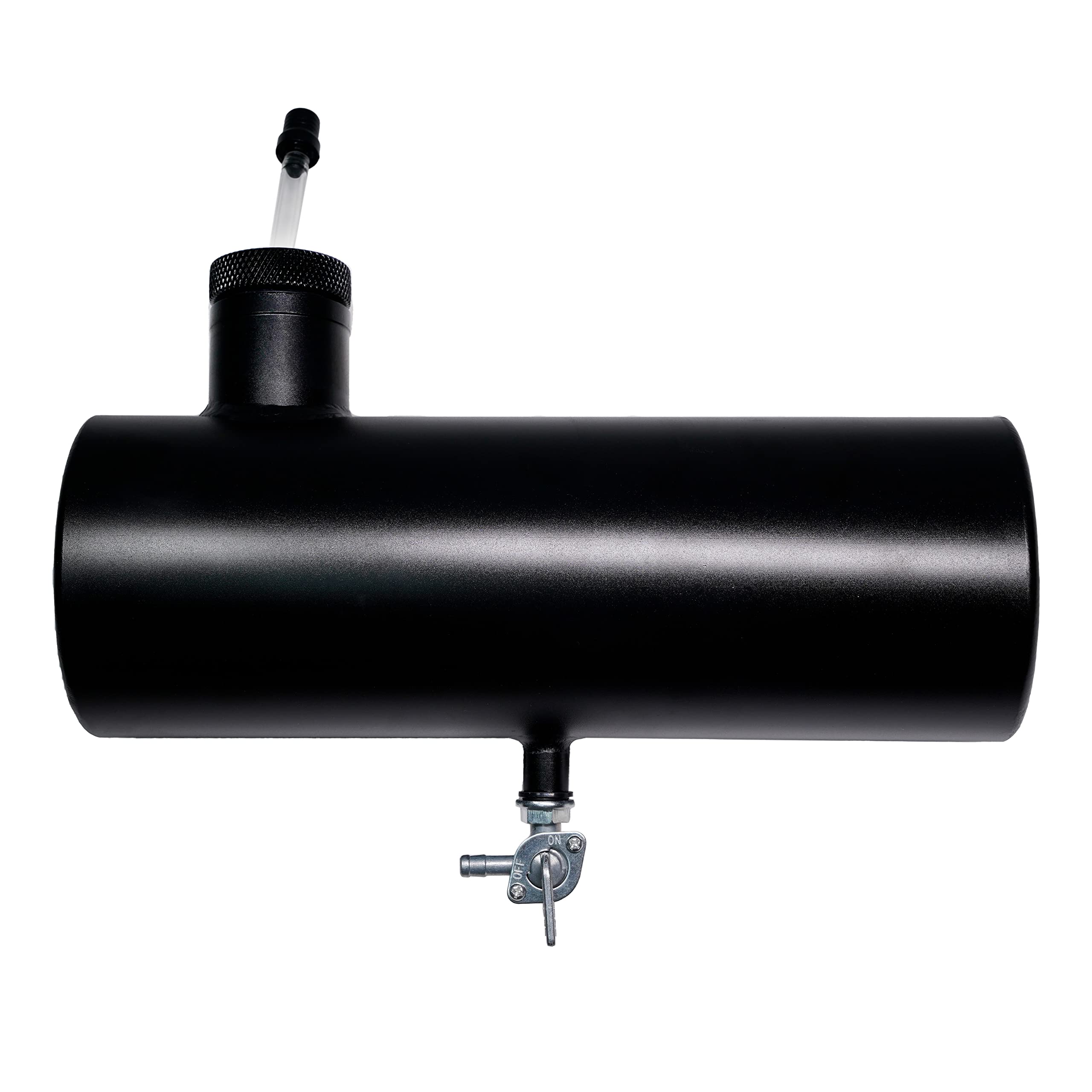 JMCHstore Aluminum Mini Gas Fuel Tank Cylinder 4x11" for Coleman Baja, Motovox, Go Kart - Black