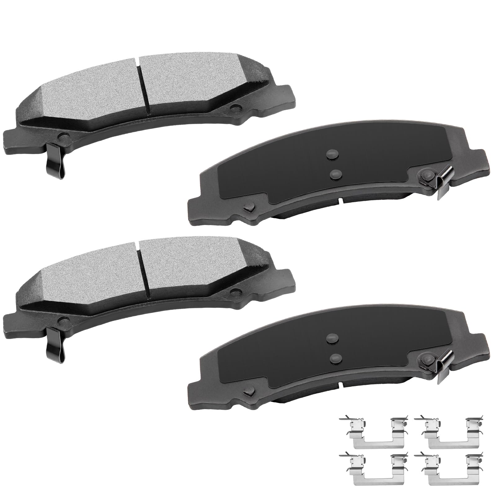 Cciyu D1159 4Pcs Front Ceramic Brake Pads Kits 2008-2009 For Buick Allure,2006-2011 For Buick Lucerne,2006-2011 For Cadillac Dts