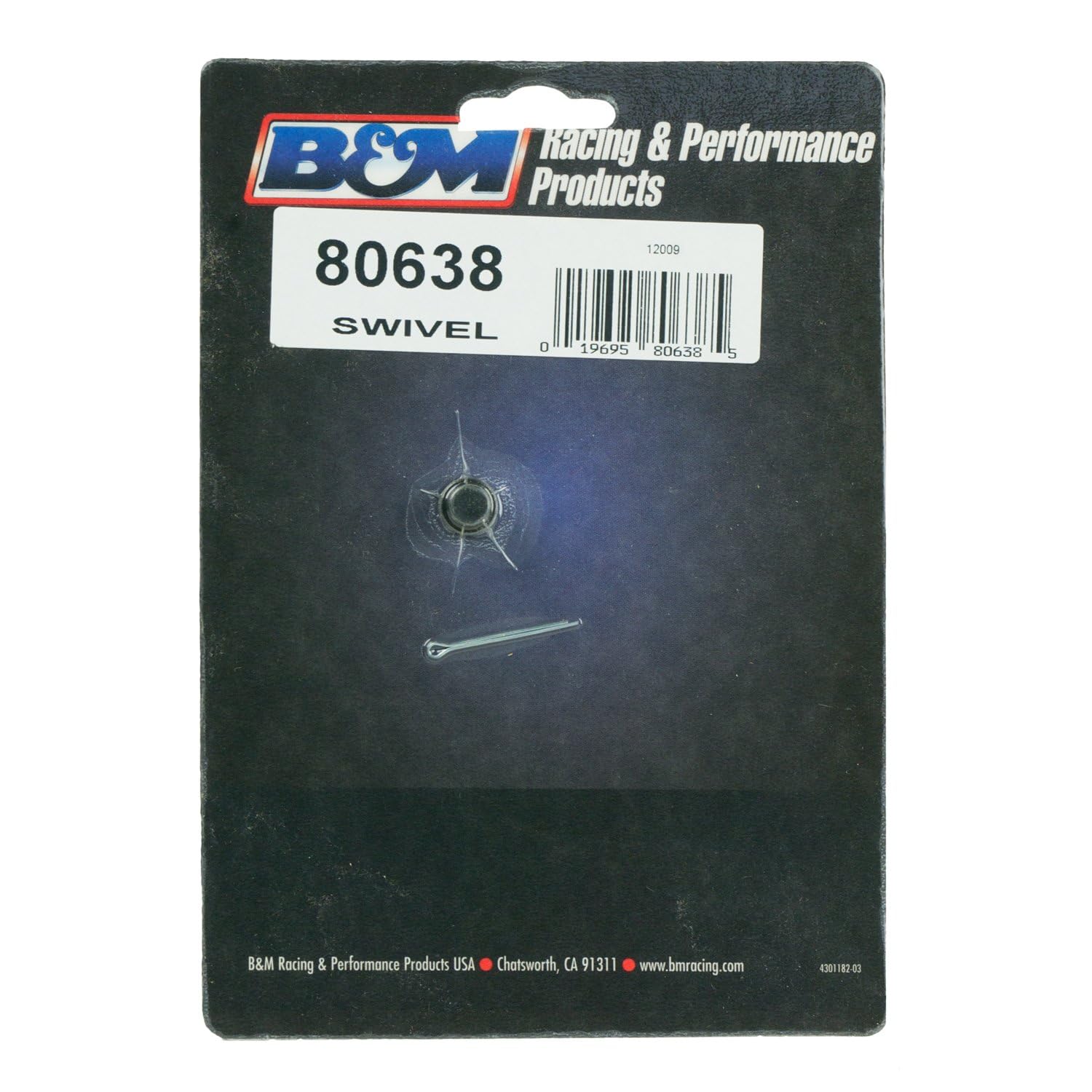 B&M 80638 Swivel and Pin for Automatic Shift Levers - Plastic - No Color - No Size