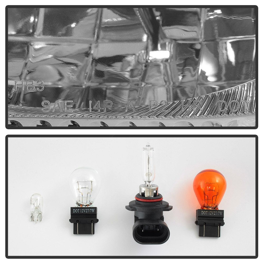 ACANII HID Replacement Headlight - Driver Side for 2003-2006 Cadillac Escalade - Clear