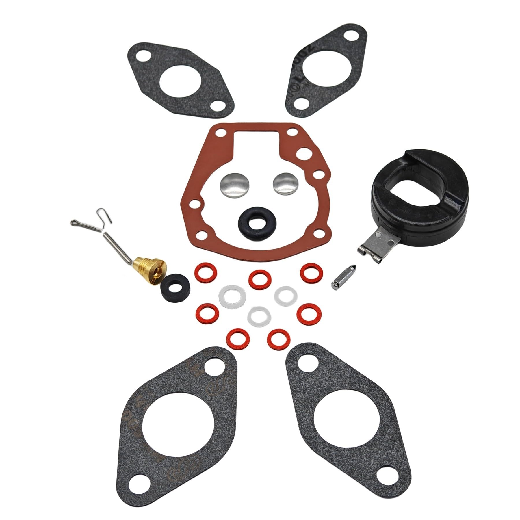 Jlm Marine 439071 Carburetor Rebuild Kit For Johnson Evinrude Omc 1.5-20 Hp Outboard Motors 18-7043 382045 382046 382047