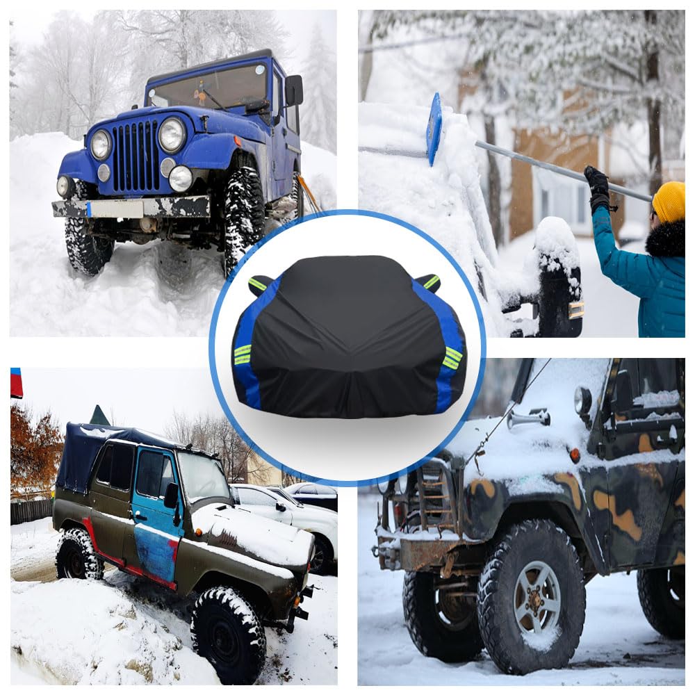 Avecrew For Chevrolet Corvette C8 Car Cover Waterproof All Weather For Automobiles, Outdoor Full Exterior Covers Fit 2020-2024 C