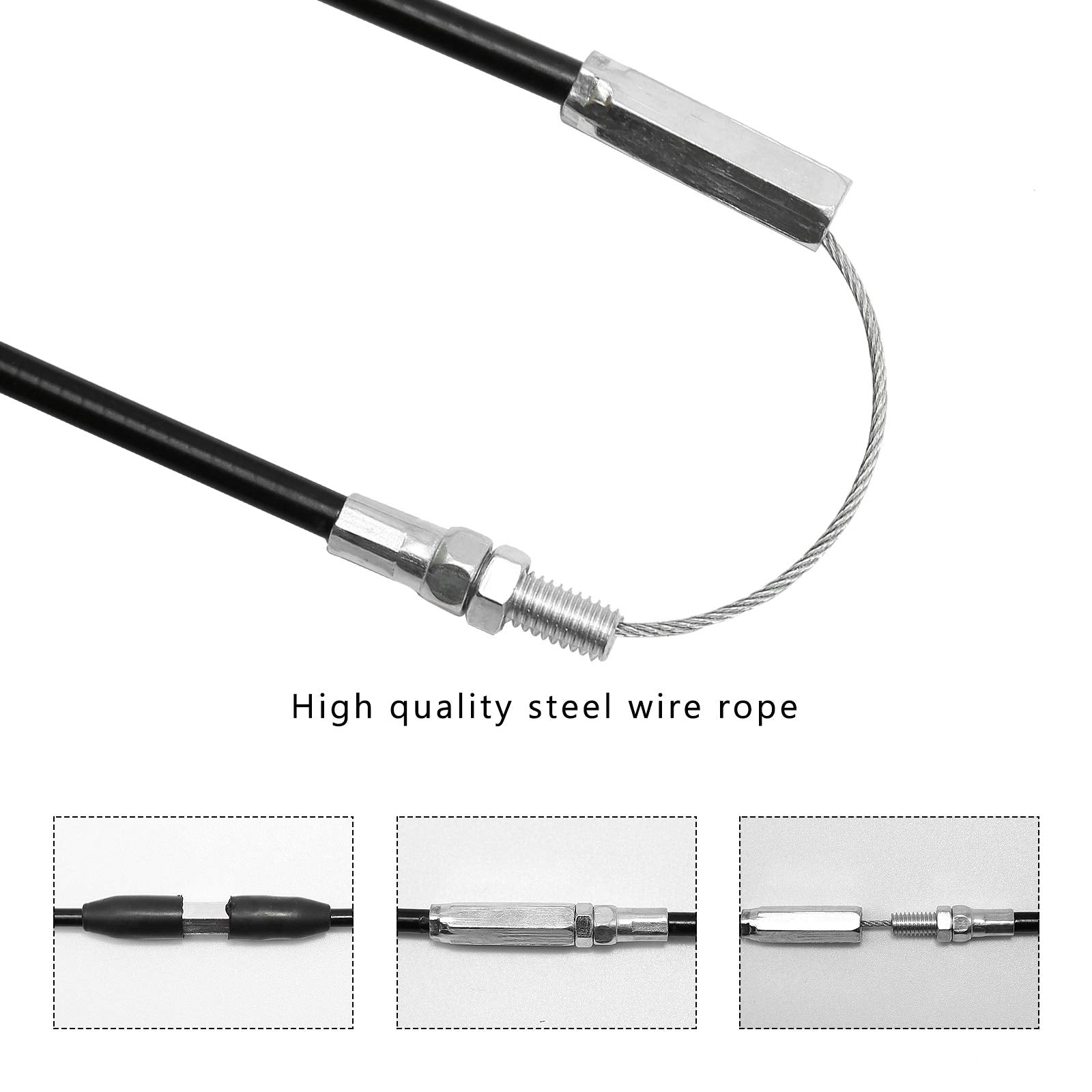 Anxingo 7/8'' 22Mm Thumb Throttle Cable Accelerator Control Handle Assembly Replacement For 50Cc - 250Cc Taotao Atv Quad Go Kart
