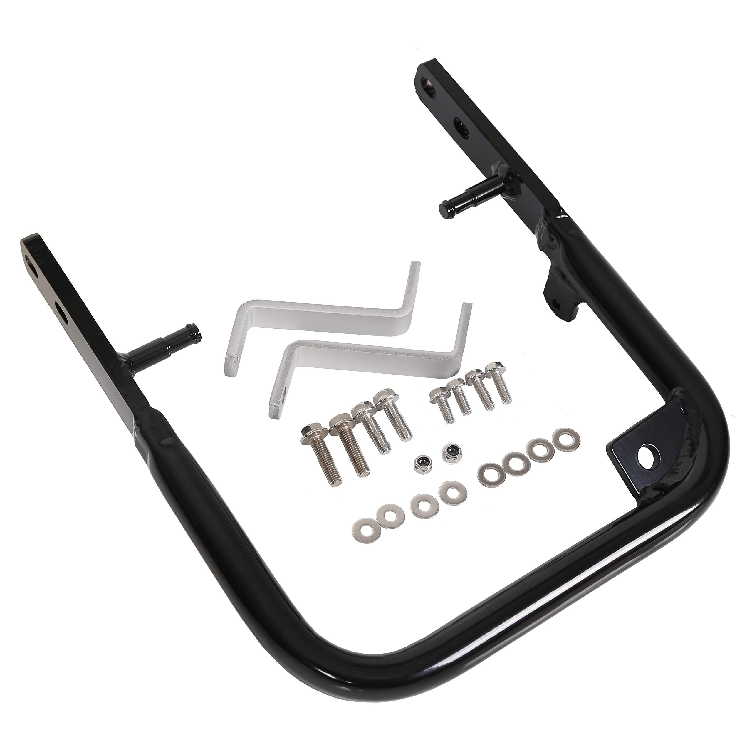 Ecotric Rear Grab Bar Compatible With Yamaha Raptor 700 2006-2020 Yamaha Raptor 700R 2009-2016 Rear Bumper Grab Bar Aluminum