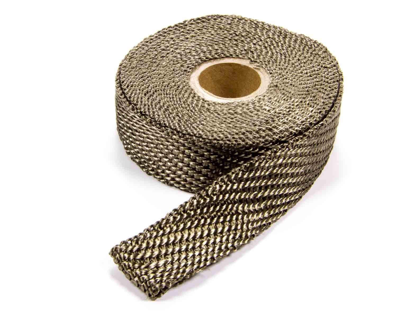 Design Engineering Titanium 1 x 50 Exhaust Heat Wrap with Lava Rock Technology - Heat Wrap for Exhaust Pipes, Pliable Exhaust W