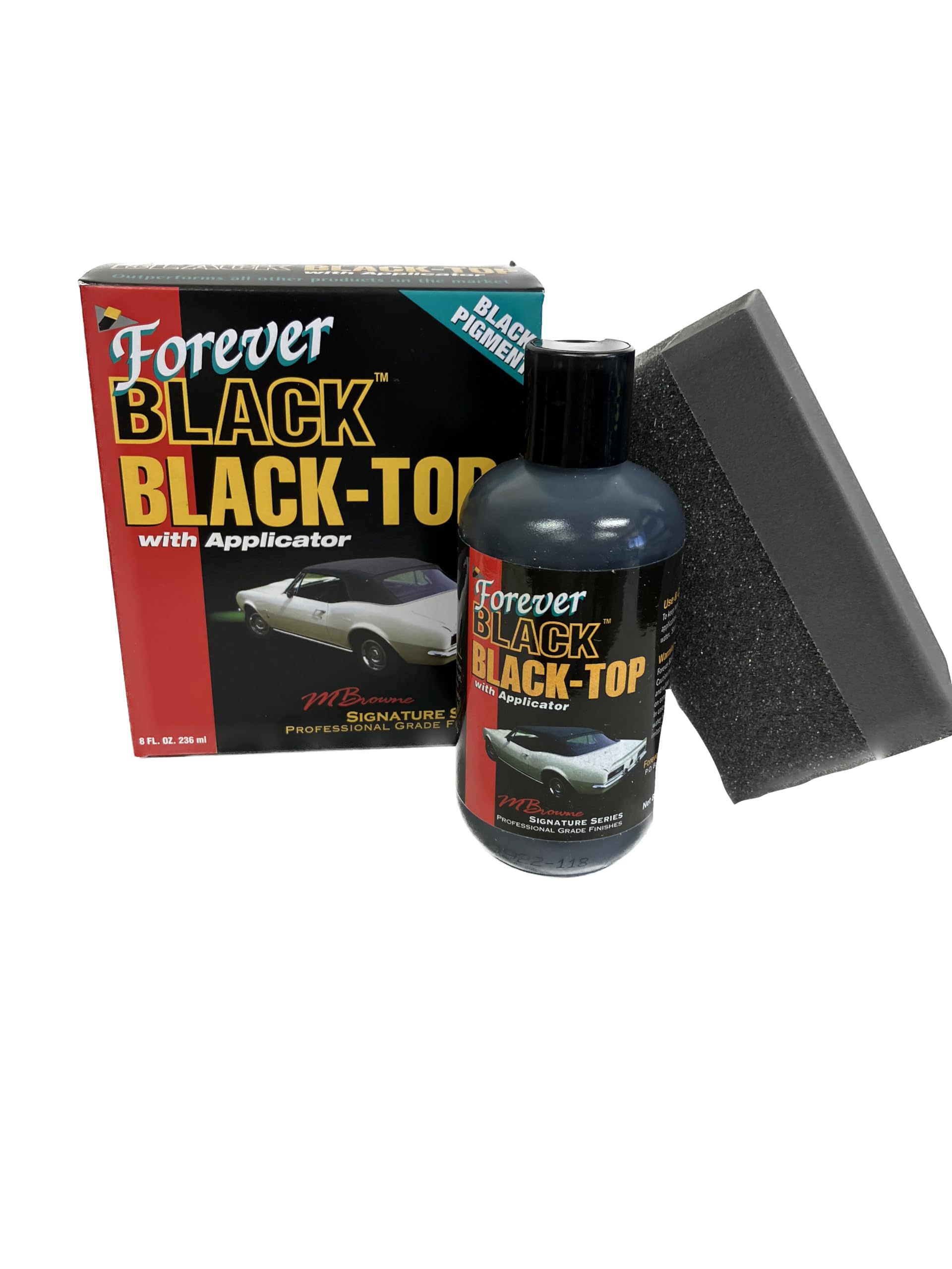 Forever Car Care Products FB813 Black Top Gel & Foam Applicator - 8 Fl Oz, Black