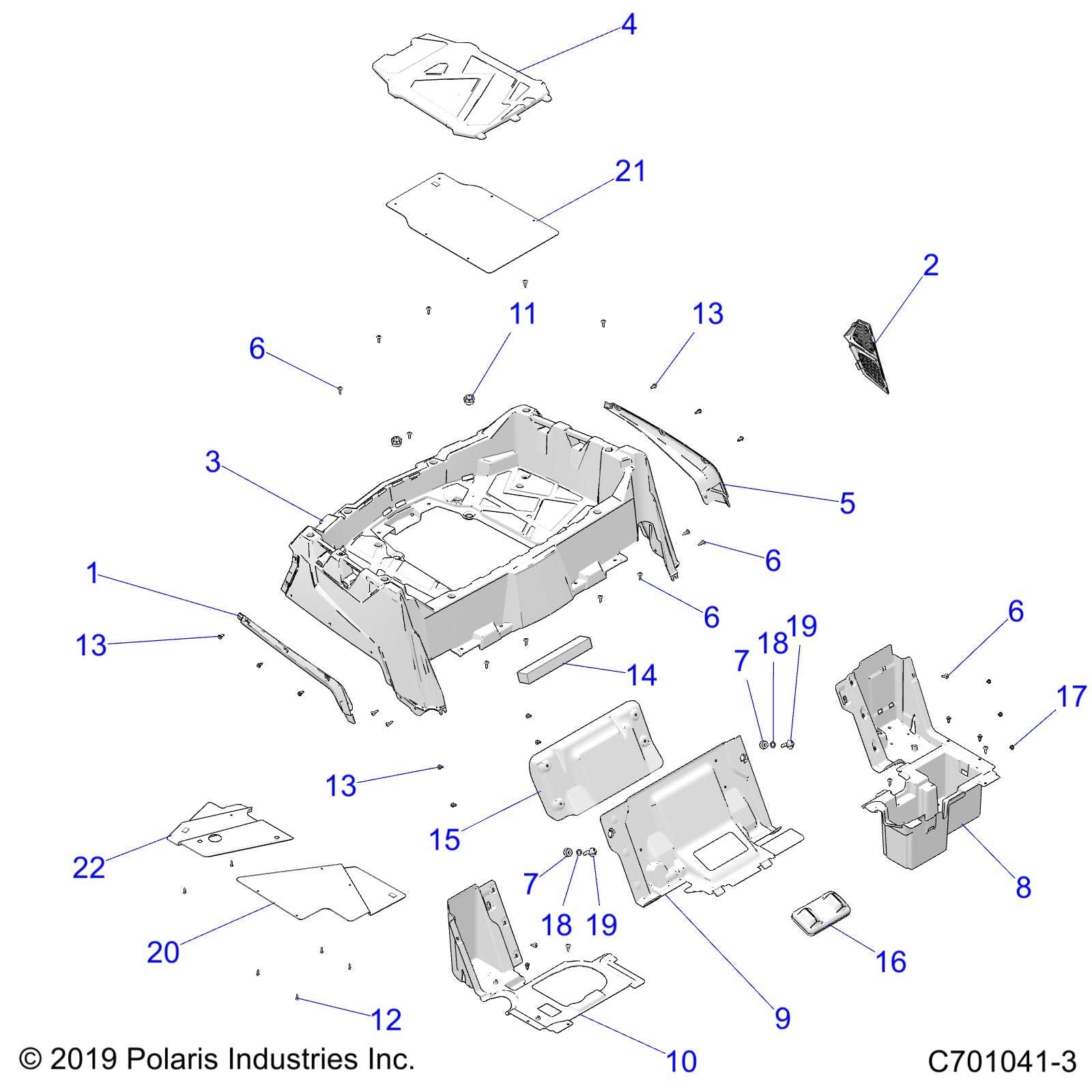 Polaris Rzr Seat Belt Buckle Cover, Rear, For Specific 2010-2021 Trail 570, S 570, 570, 800, 4 800, S 800, 900, Xp 900, 4 900, 4