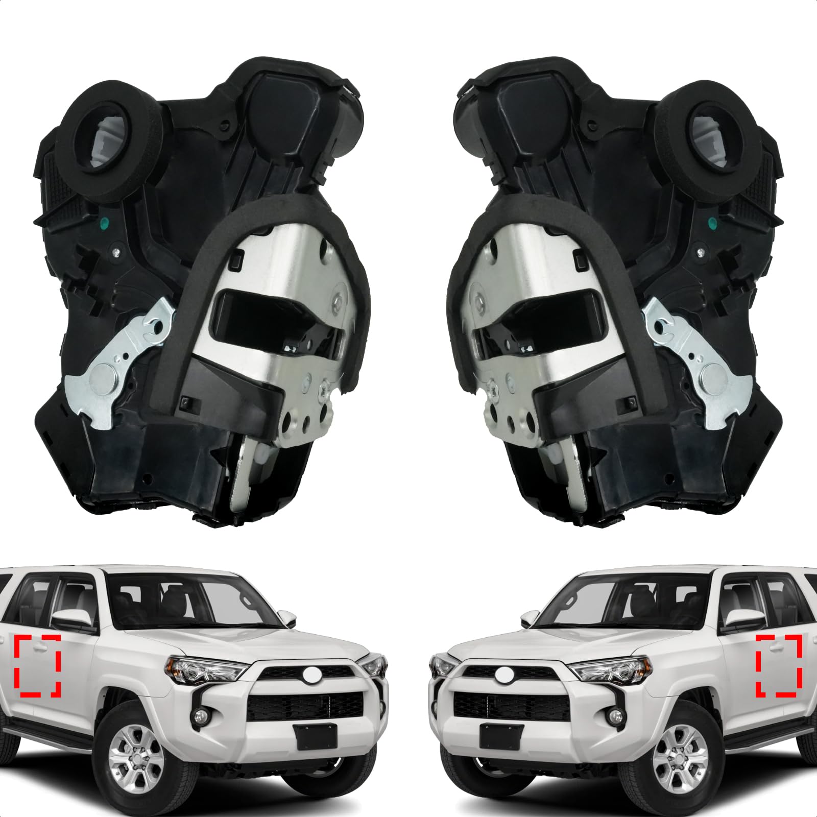 Blycorul 2Pcs Front Door Lock Actuator Motor Compatible with Tundra, Camry, 4Runner, Rav4, Lexus RX350 RX450h, Scion tC xB xD | 