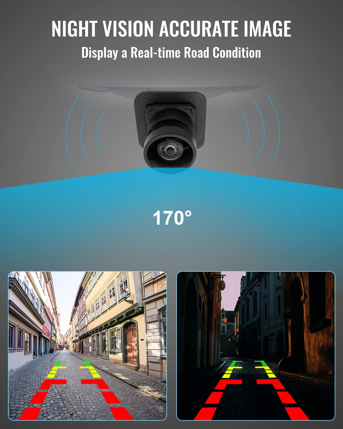 Rear View Park Assist Camera Eb5Z-19G490-Aa Fit For Ford Explorer 2011-2015, Far Infrared Wide Angle Hd Night Vision Waterproof