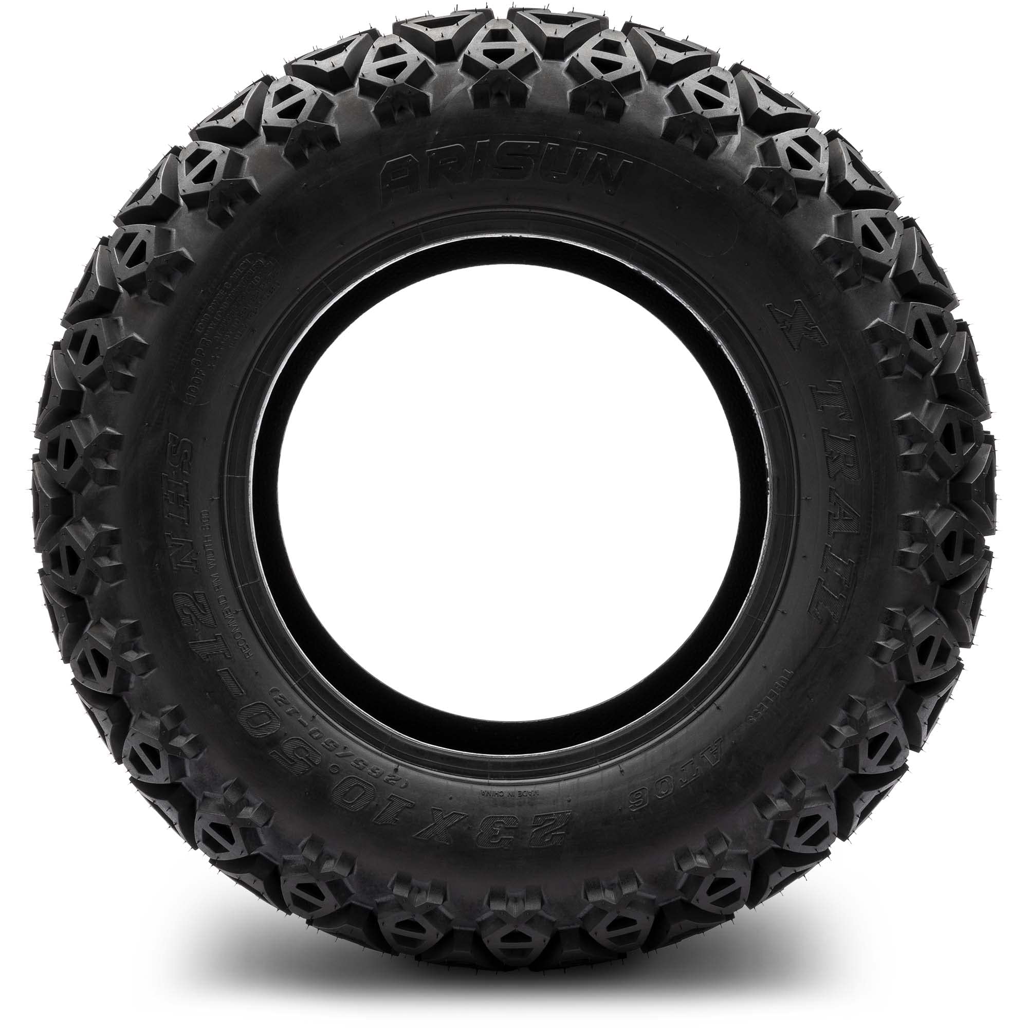Golf Cart King Arisun X-Trail All-Terrain Golf Cart Tire Set of Two 23x10.50-12 DOT 6-Ply
