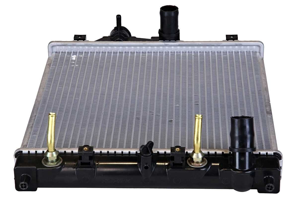 Auto Shack High-Performance Radiator for 1992-2000 Honda Civic & Acura EL - Silver Replacement RK513