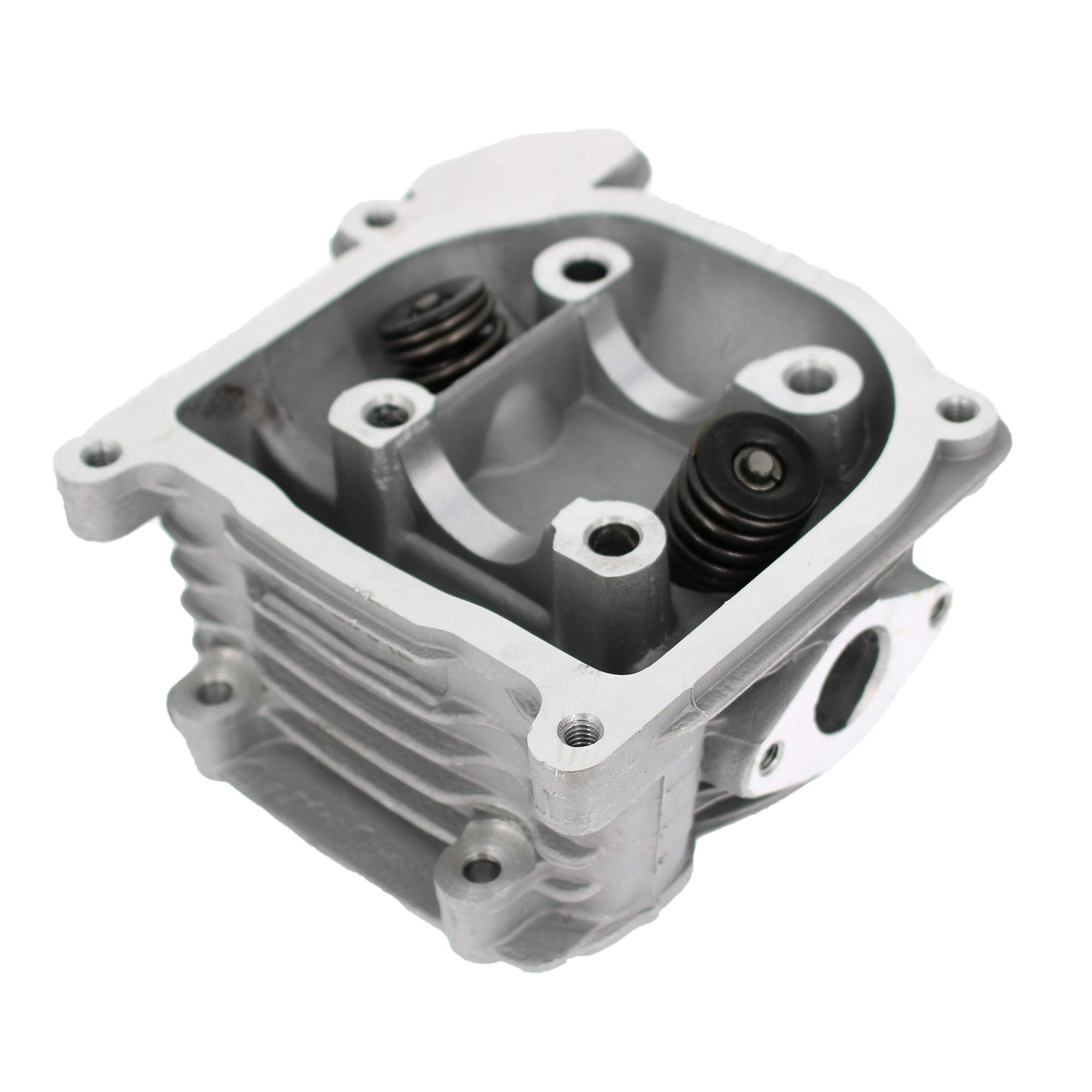 Glixal 52mm Racing Cylinder Head Assy for 49cc-105cc GY6 Engines, Big Valves, Non-EGR, Compatible with 139QMB/139QMA