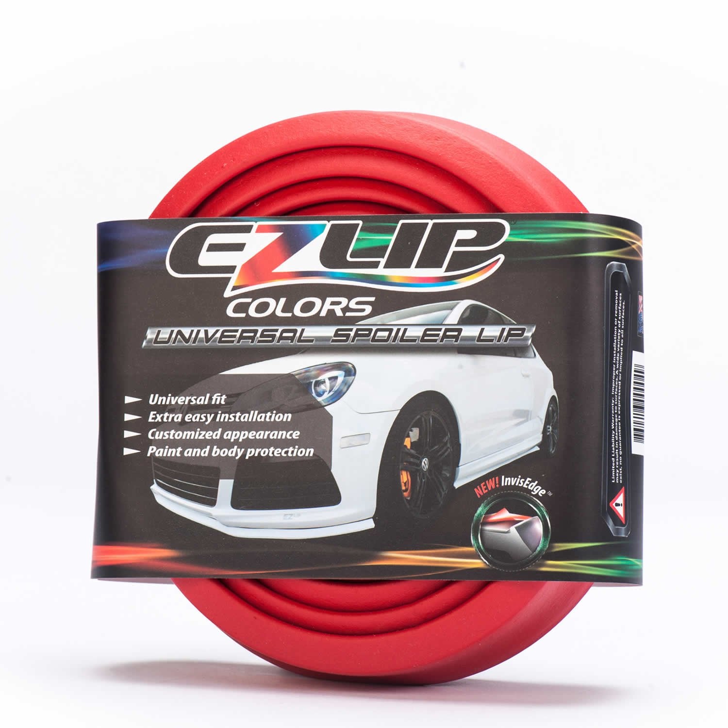 Ez Lip Colors - The Original Universal Fit 1-Inch Lip Spoiler (Red)