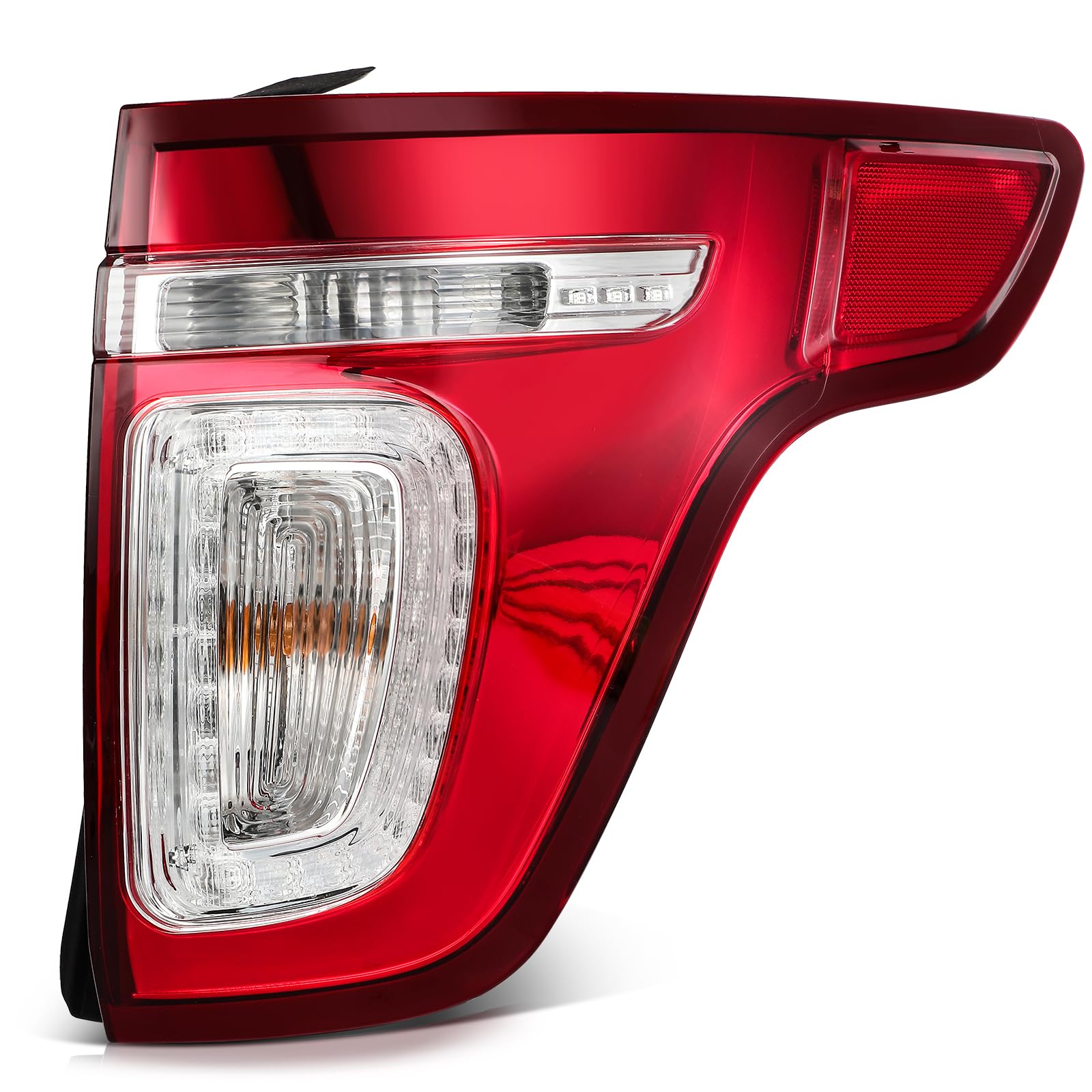 LBRST Tail Light Fit 2011-2015 for Explorer, 2013-2015 for Police Interceptor Utility Red Lens Right Tail Light Assembly BB5Z134