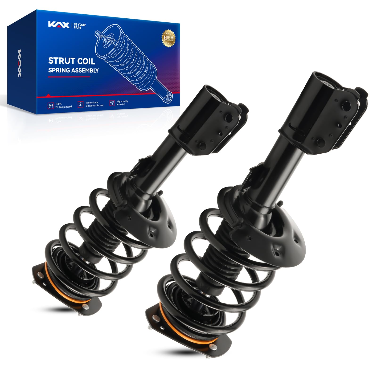 KAX Front Quick Struts for Chevrolet Uplander 2005-2008, Terraza 2005-2007, Montana 2005-2006, Relay 2005-2007 Front Shocks Comp