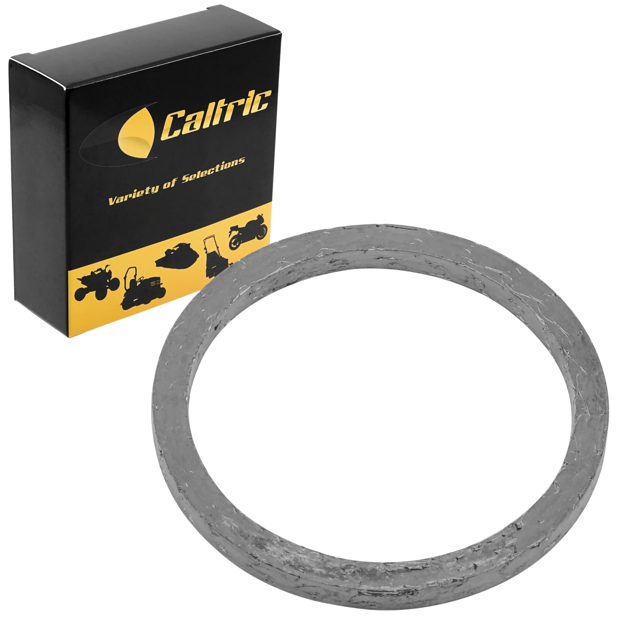 Caltric Muffler Pipe Gasket Compatible with Arctic Cat 0830-089 0412-338