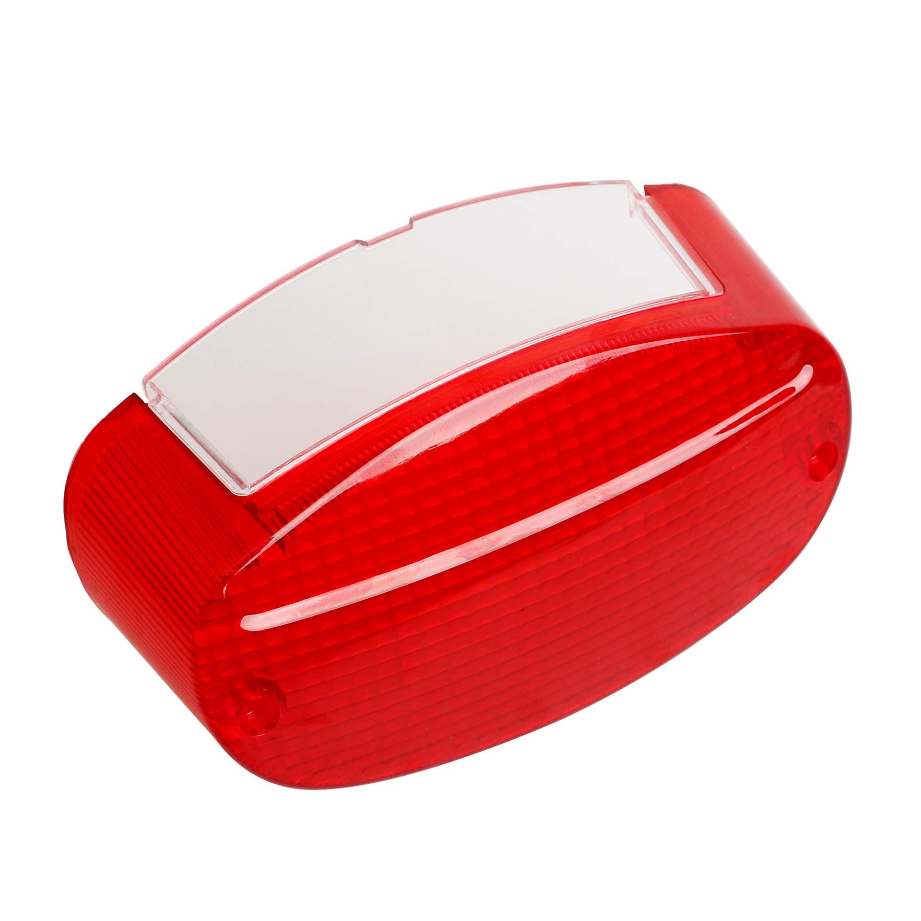 Nthreeauto Red Tail Light Lens Cover Rear Taillights Lenses Compatible With Kawasaki Vulcan 500 1996-2009, Brute Force 650 2006-