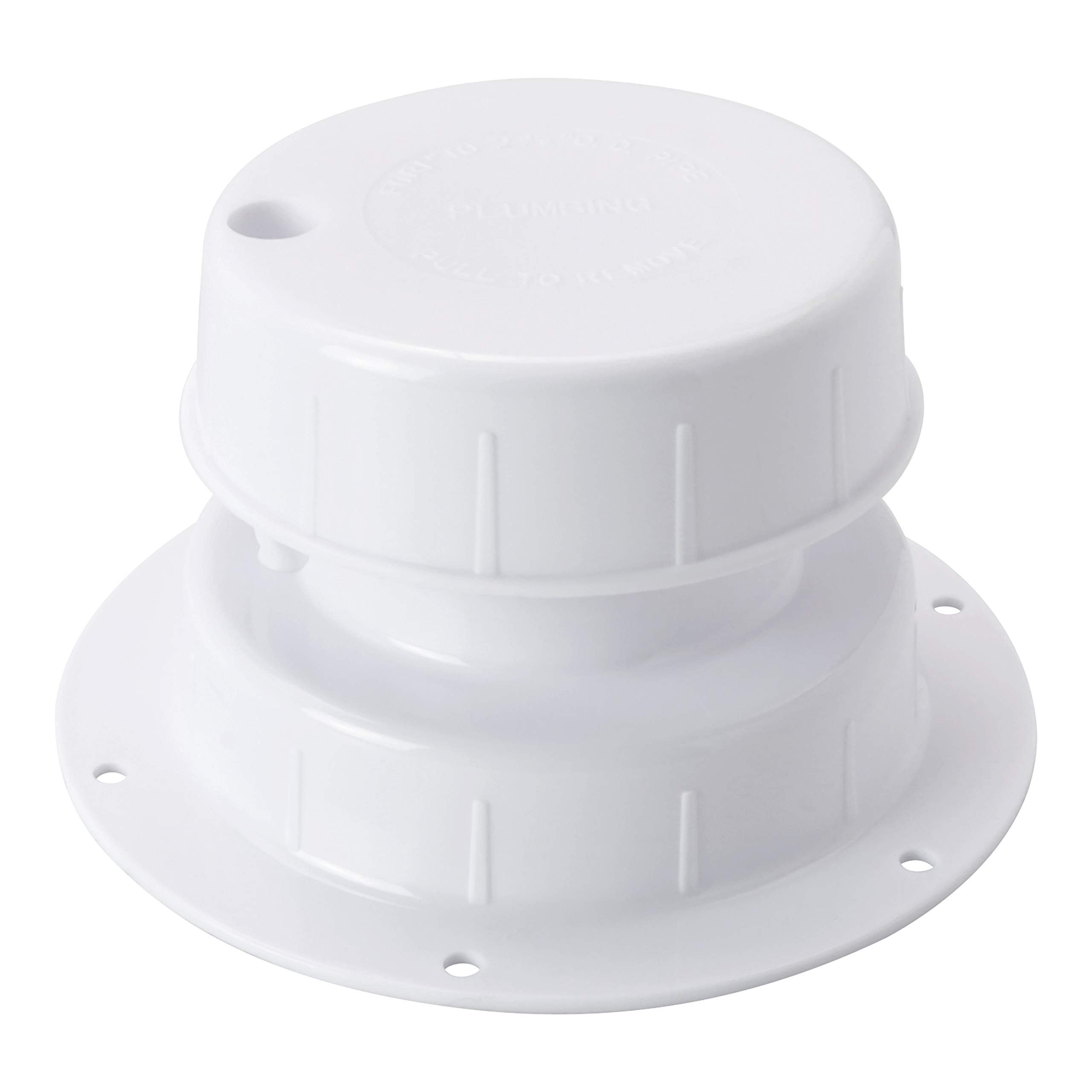 Leisure Coachworks Rv Plumbing Vent Cap, Sewer Vent Cap, Plastic Roof Cover For Trailer Camper 1 To 2 3/8 Inch- White