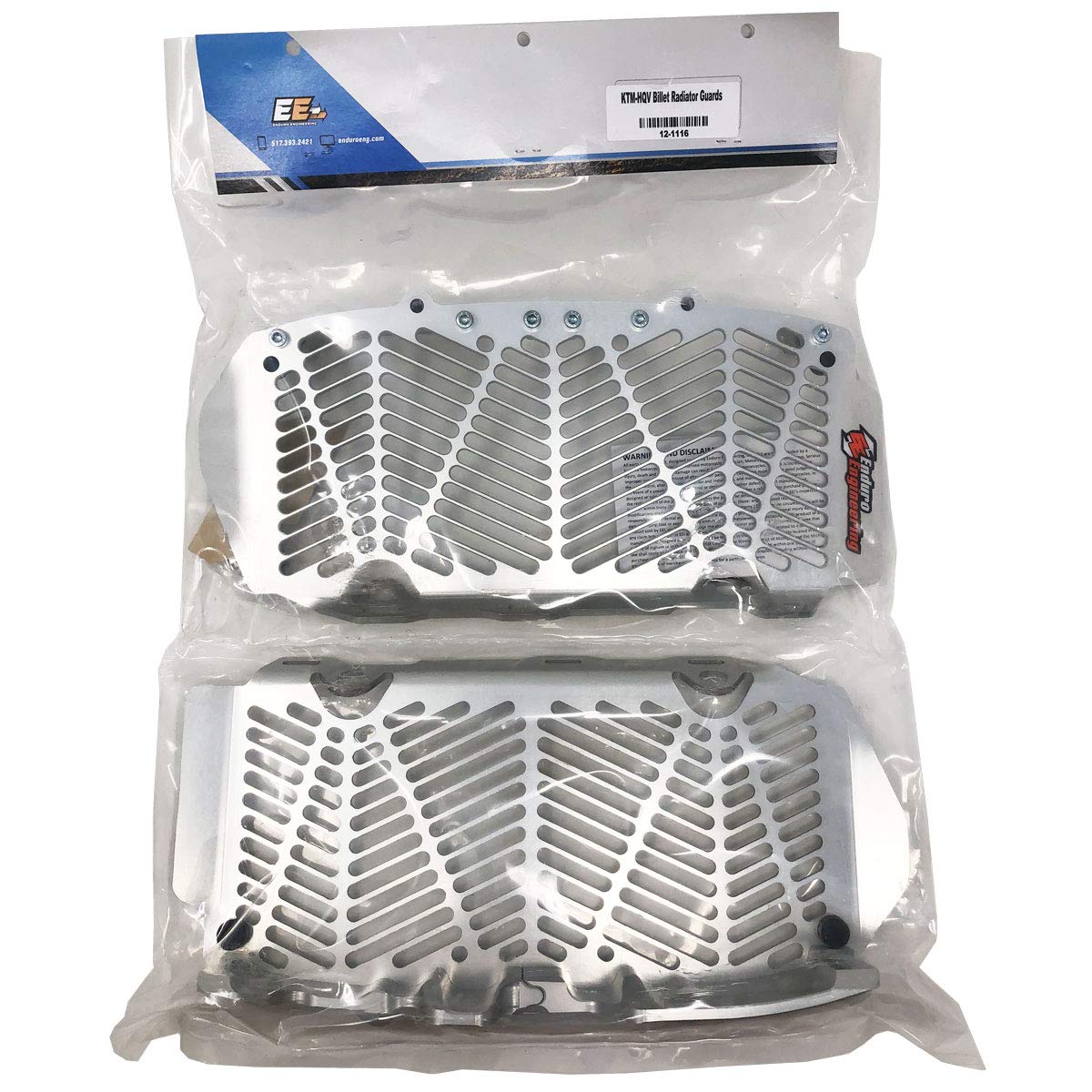 Enduro Engineering Billet Radiator Guards for 2016-2024 KTM/Husqvarna/GasGas, Aluminum, Model 12-1116