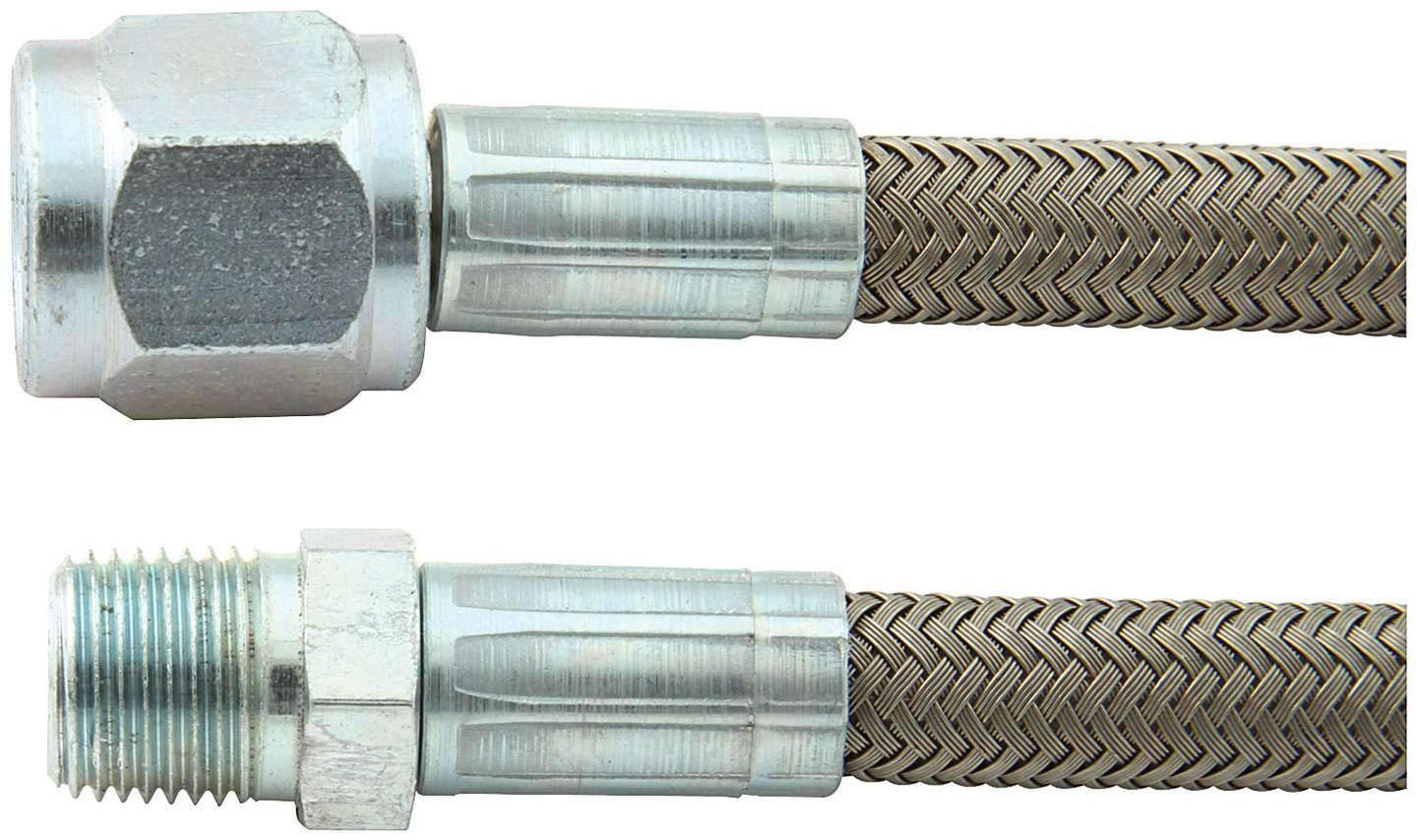 Allstar Performance ALL46420-30 30 #4 Braided Steel Lines with 1/8 NPT