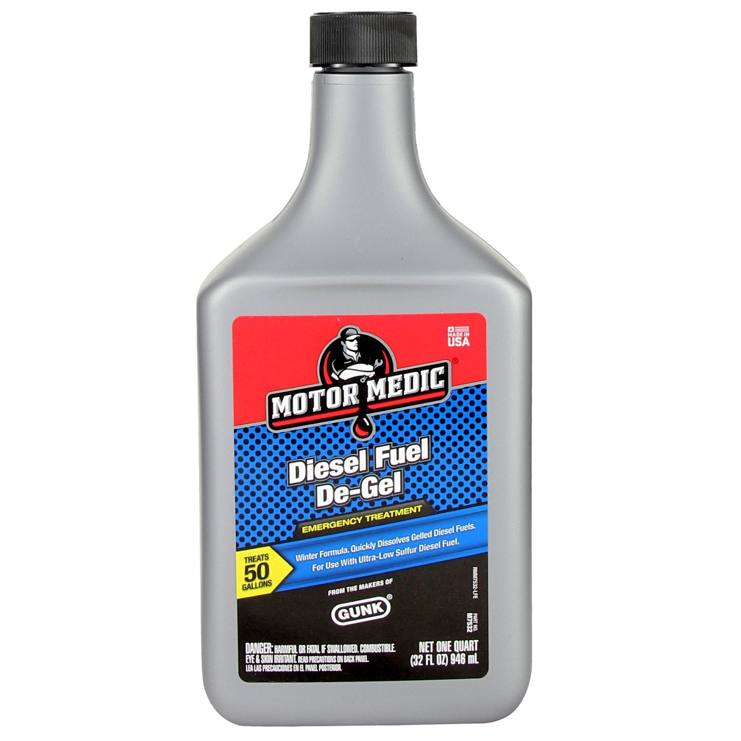 Niteo Products Motor Medic M7532 Diesel Fuel De-Gel - 32 oz.