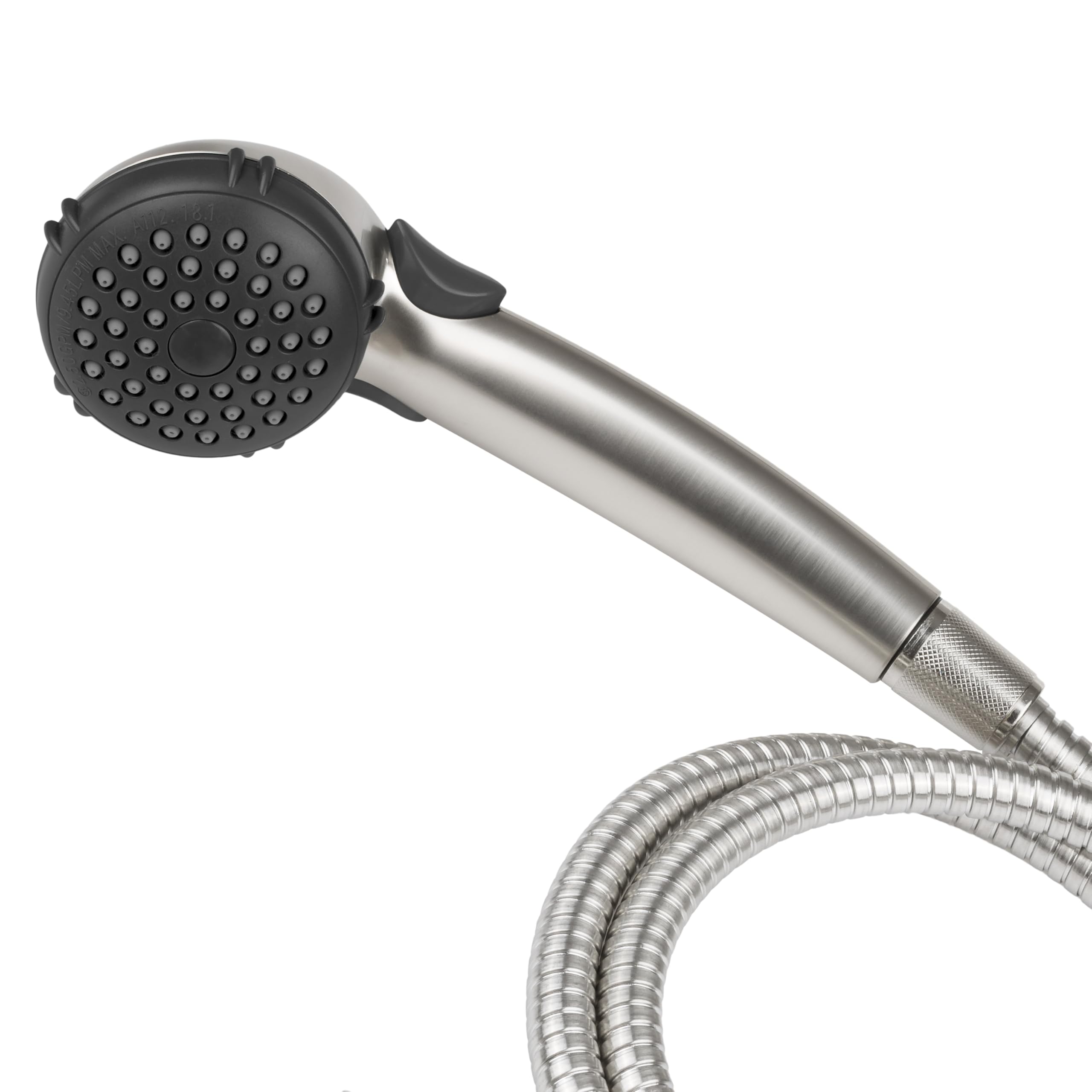 Dura Faucet Df-Sa400K-Sn Rv Hand Held Shower Head - Stainless Steel Hose Kit (Brushed Satin Nickel)