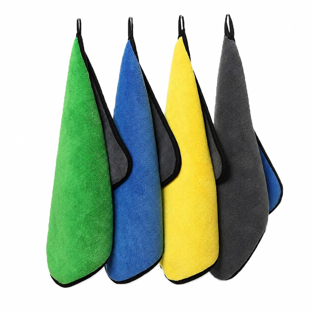 QNJLMicrofiber Car Cleaning Cloth Soft 600 GSM Scratch Less Drying 600 GSM Microfiber Cloth for Car and Bike for Cleaning (Size