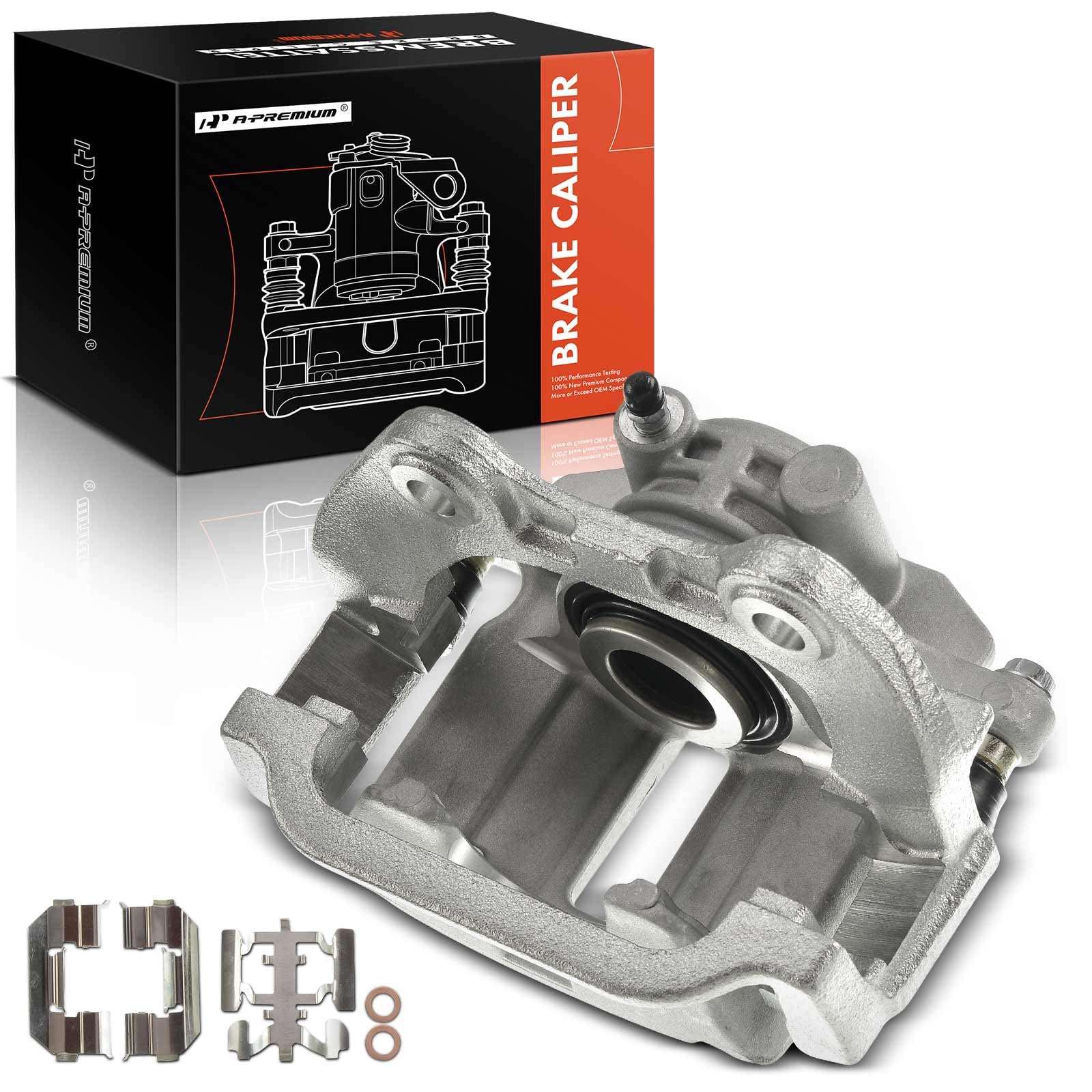 A-Premium Disc Brake Caliper Assembly With Bracket Compatible With Cadillac, Chevrolet & Gmc Models - Silverado 1500, Sierra 150