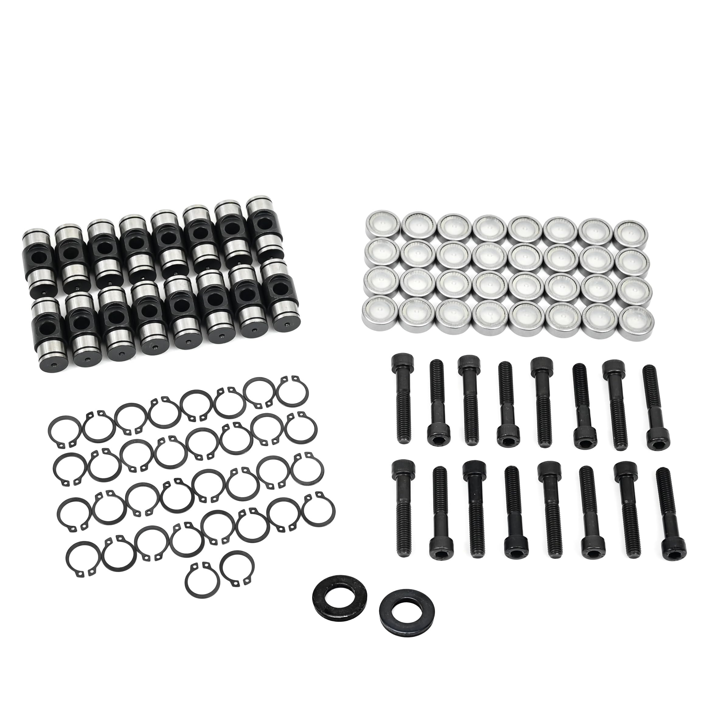 Michigan Motorsports LS Rocker Arm Trunnion Upgrade Kit - High-Performance Bearings for GM LS Engines (LS1/LS2/LS3/LS6) - Model 55100