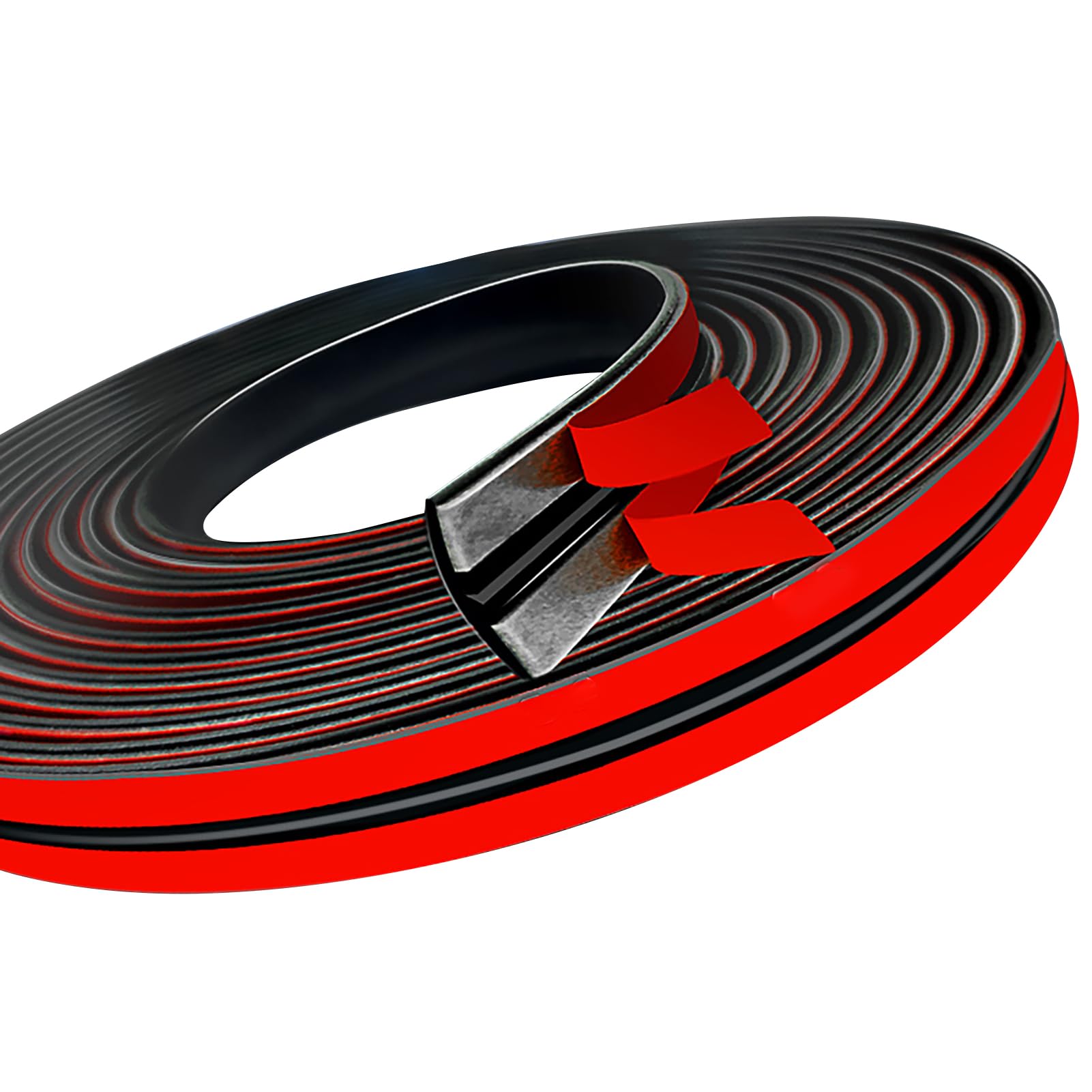 Car Weather Stripping 14Mm Car Windshield Weather Seal Rubber Stripping Trim Weatherstrip Adhesive T Shape Sunroof Seal Cover Le