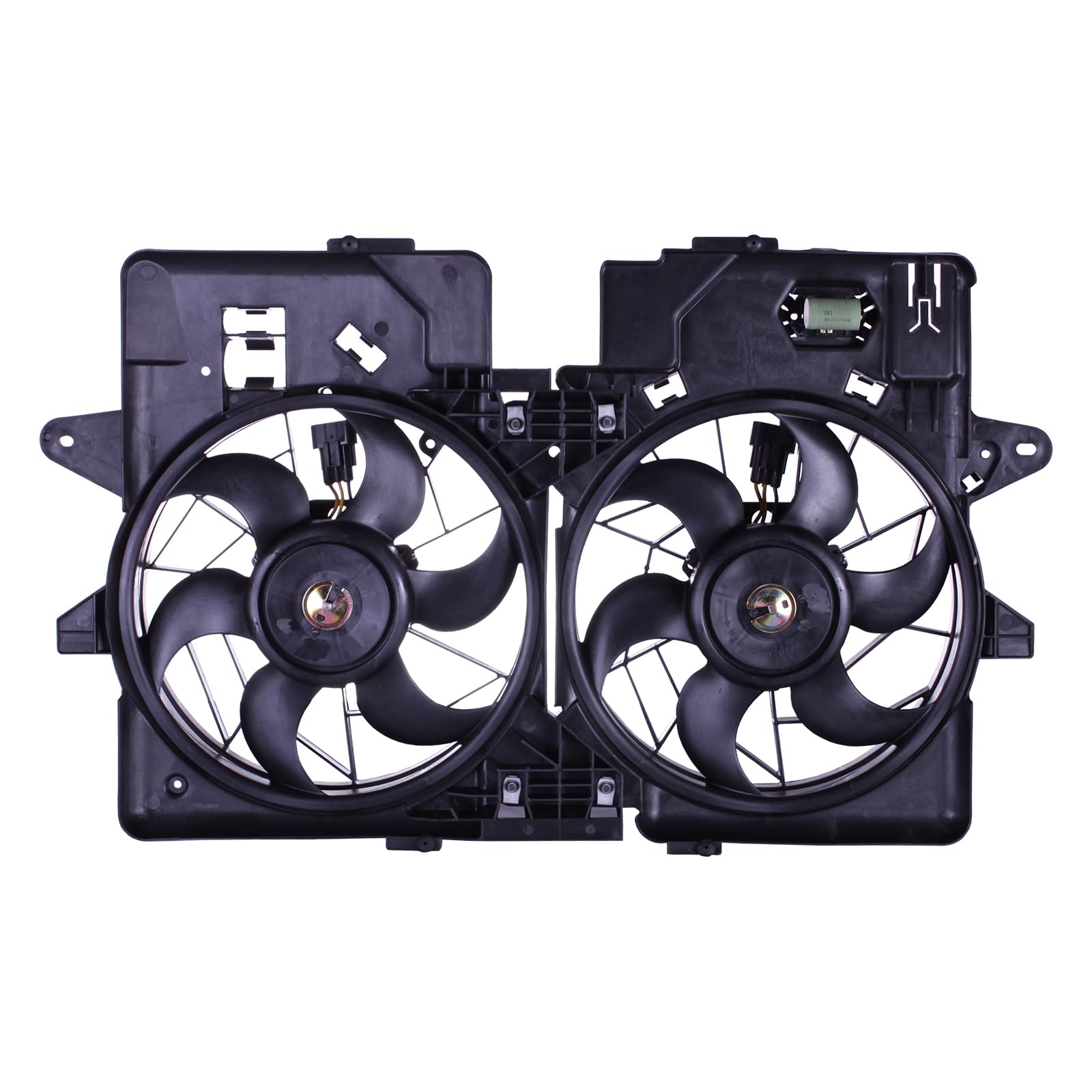 TYG OE Replacement(CAPA Quality) Cooling Fan Extra Silent for 2001-2004 Ford Escape 3.0L / 2001-2007 2.0L A/T, 2001-2006 Mazda T